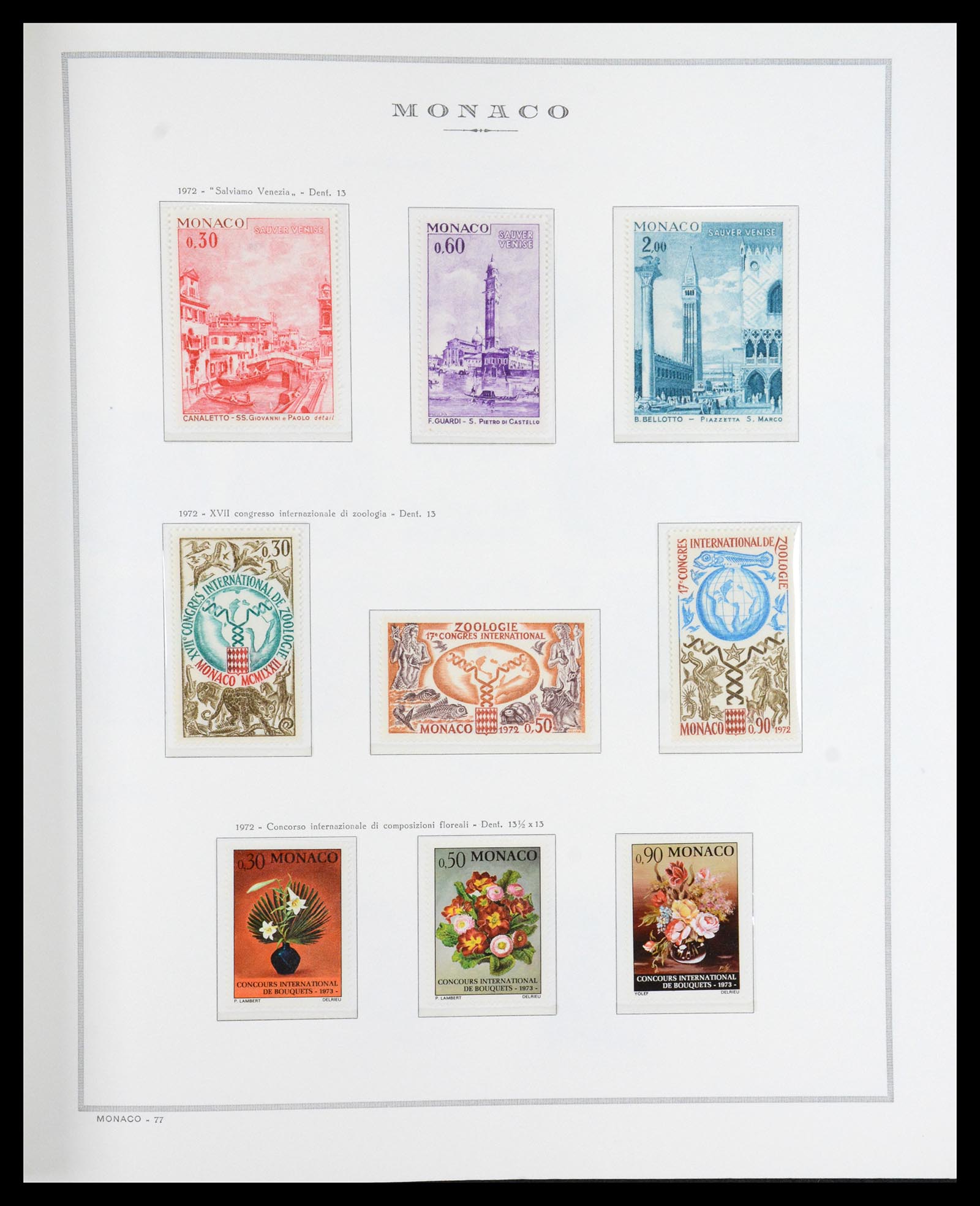 36631 066 - Postzegelverzameling 36631 Monaco 1885-1980.