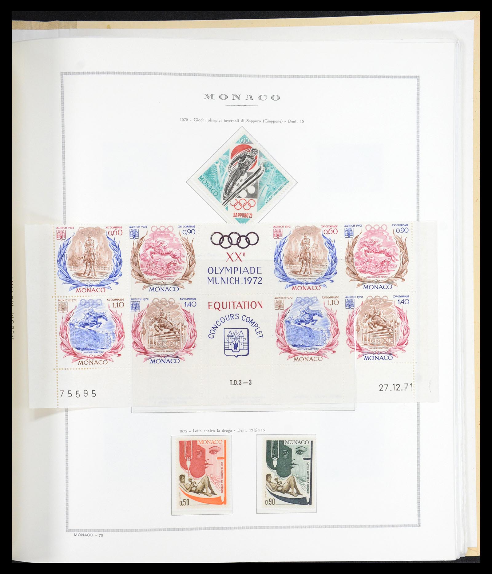 36631 067 - Stamp collection 36631 Monaco 1885-1980.