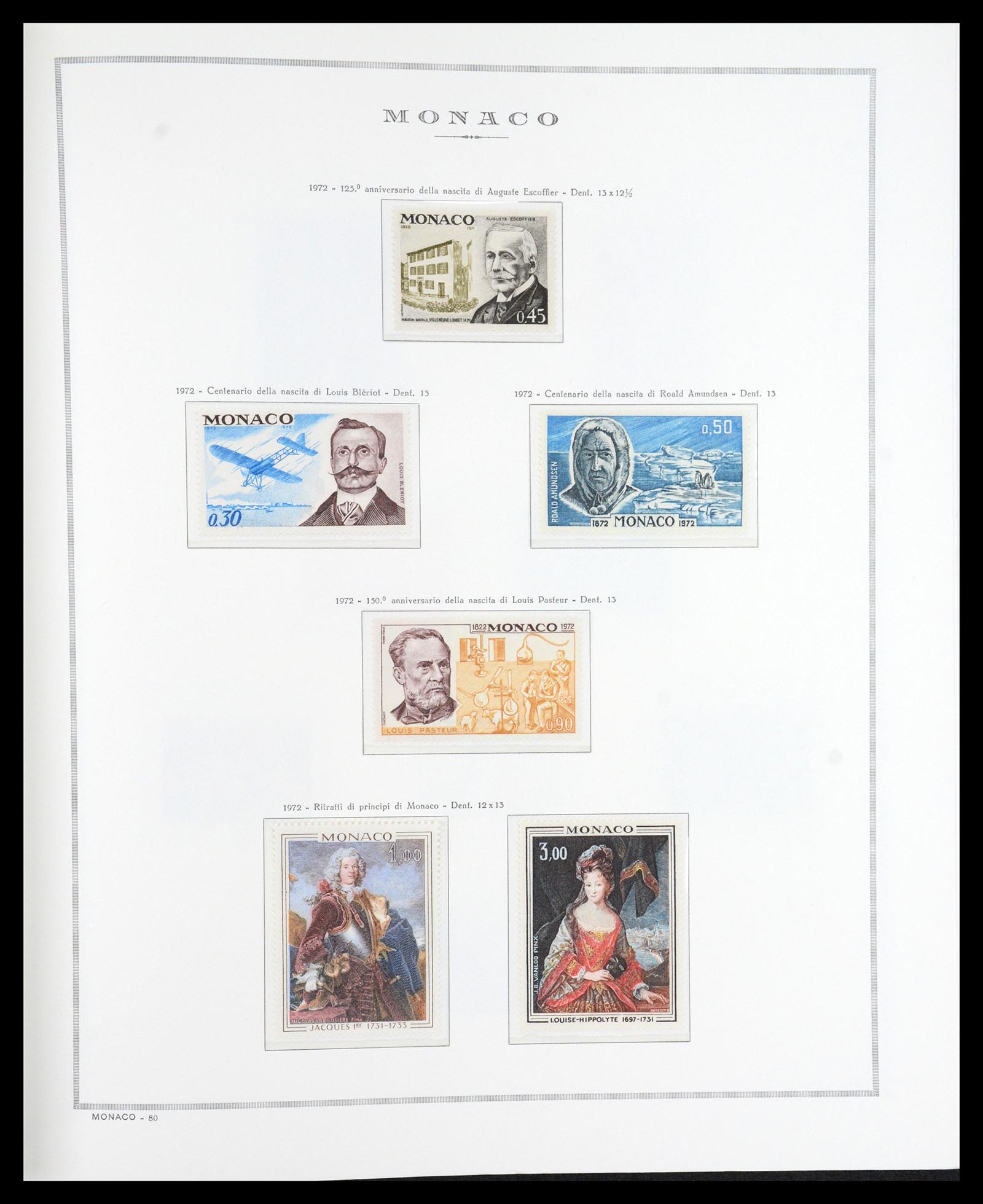 36631 069 - Postzegelverzameling 36631 Monaco 1885-1980.