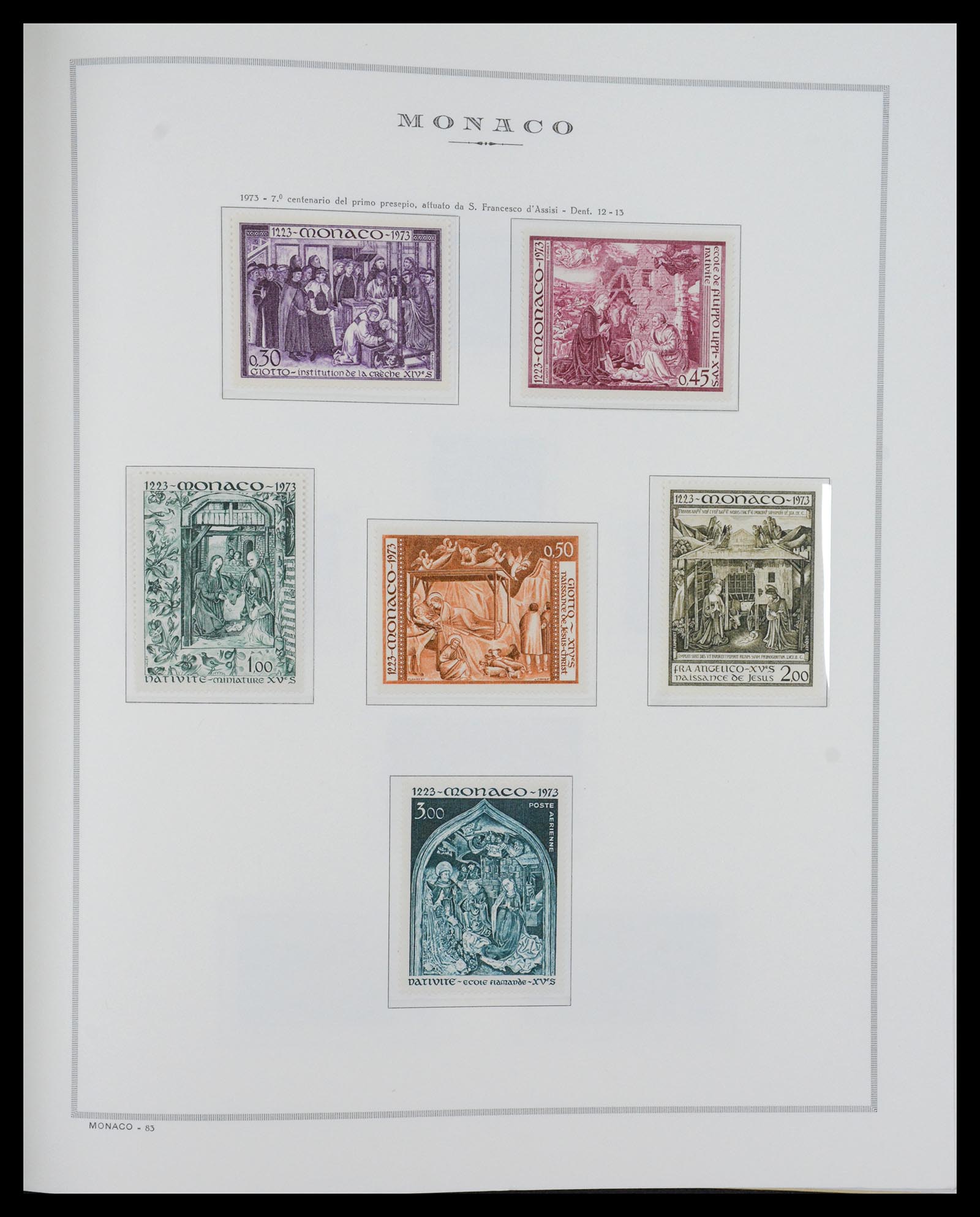 36631 072 - Postzegelverzameling 36631 Monaco 1885-1980.