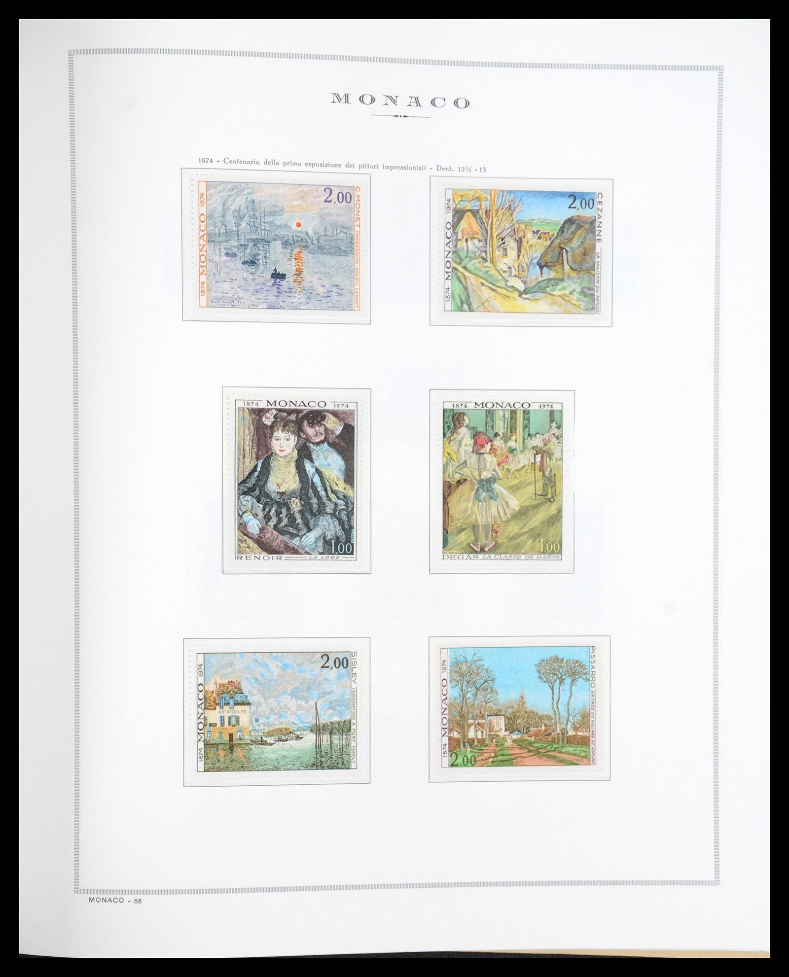 36631 077 - Postzegelverzameling 36631 Monaco 1885-1980.
