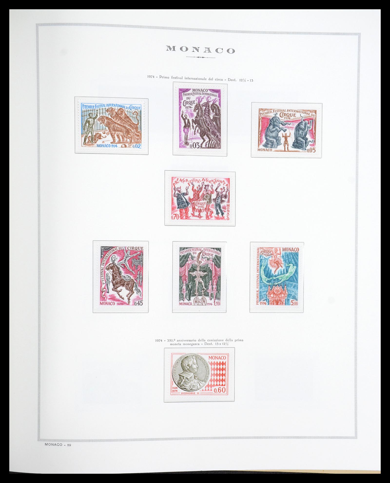 36631 078 - Postzegelverzameling 36631 Monaco 1885-1980.