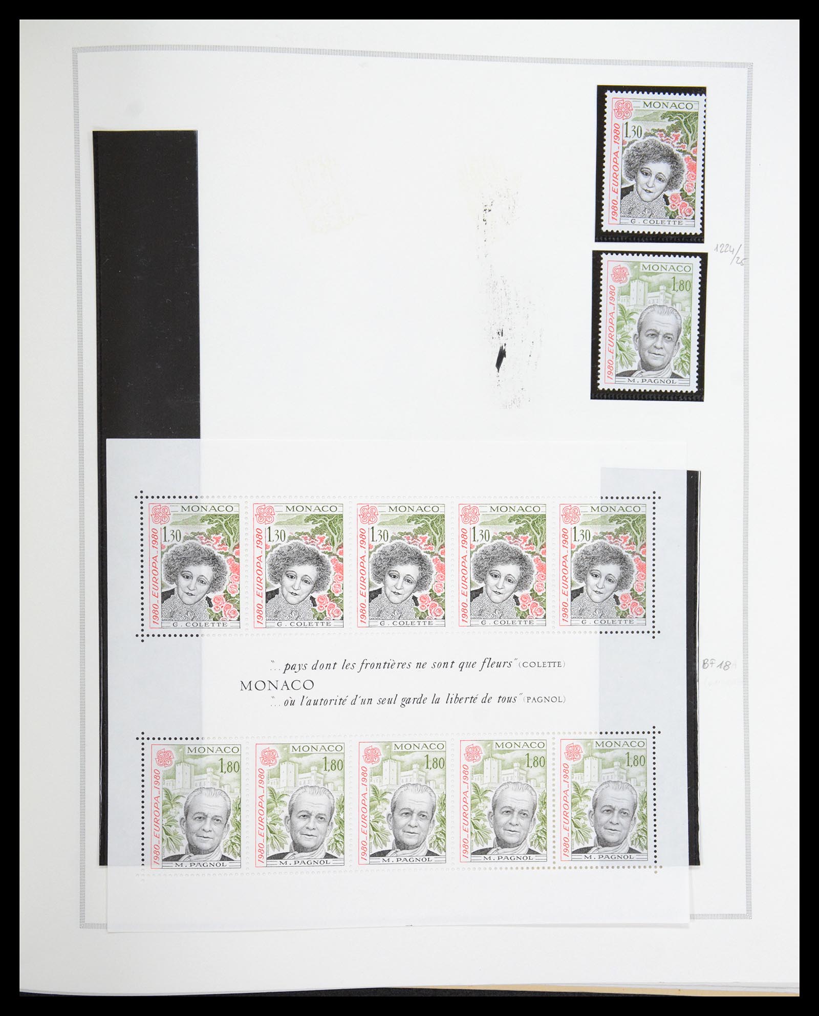36631 084 - Postzegelverzameling 36631 Monaco 1885-1980.