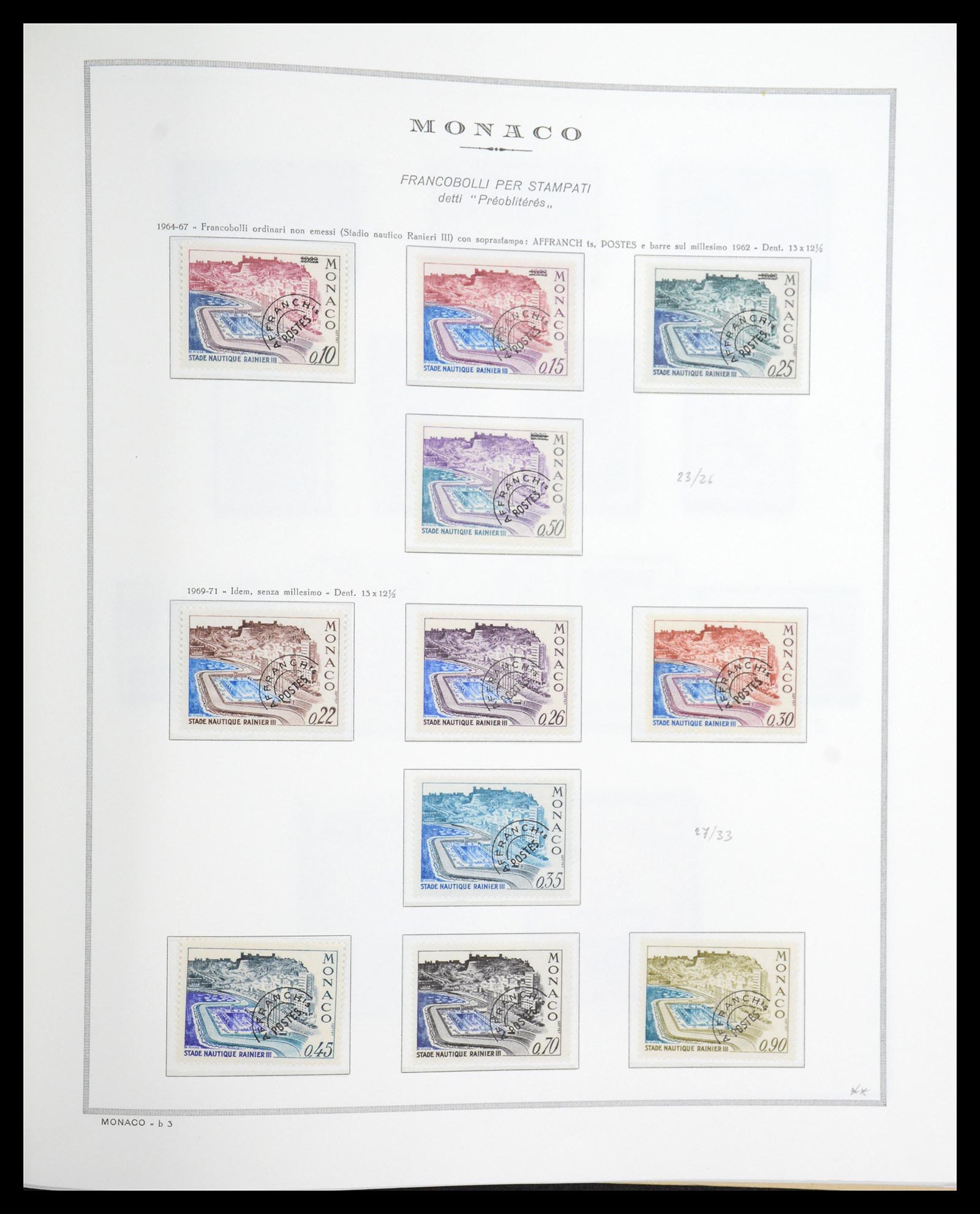 36631 086 - Postzegelverzameling 36631 Monaco 1885-1980.