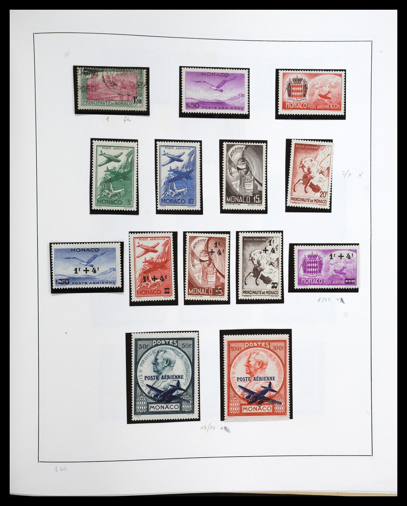 36631 087 - Postzegelverzameling 36631 Monaco 1885-1980.