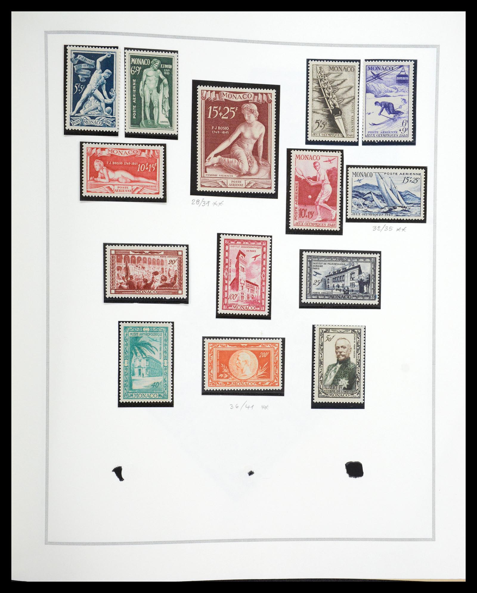 36631 089 - Postzegelverzameling 36631 Monaco 1885-1980.