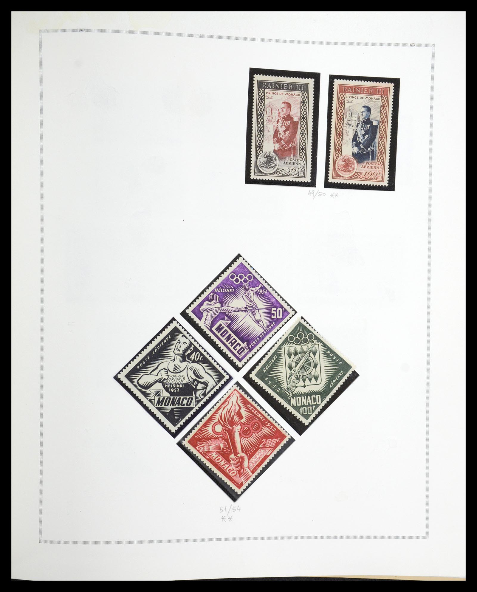 36631 090 - Postzegelverzameling 36631 Monaco 1885-1980.