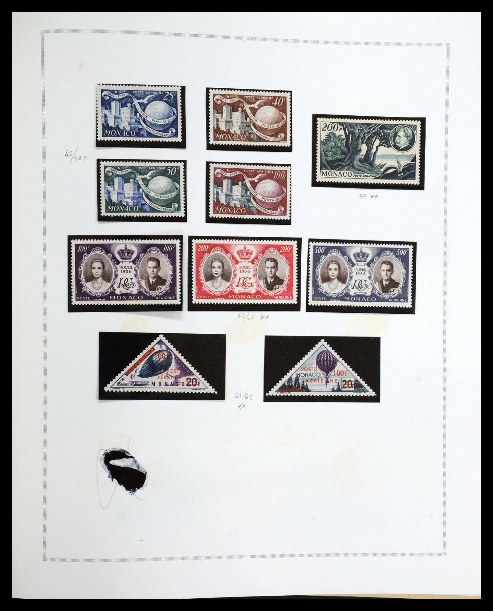 36631 091 - Postzegelverzameling 36631 Monaco 1885-1980.