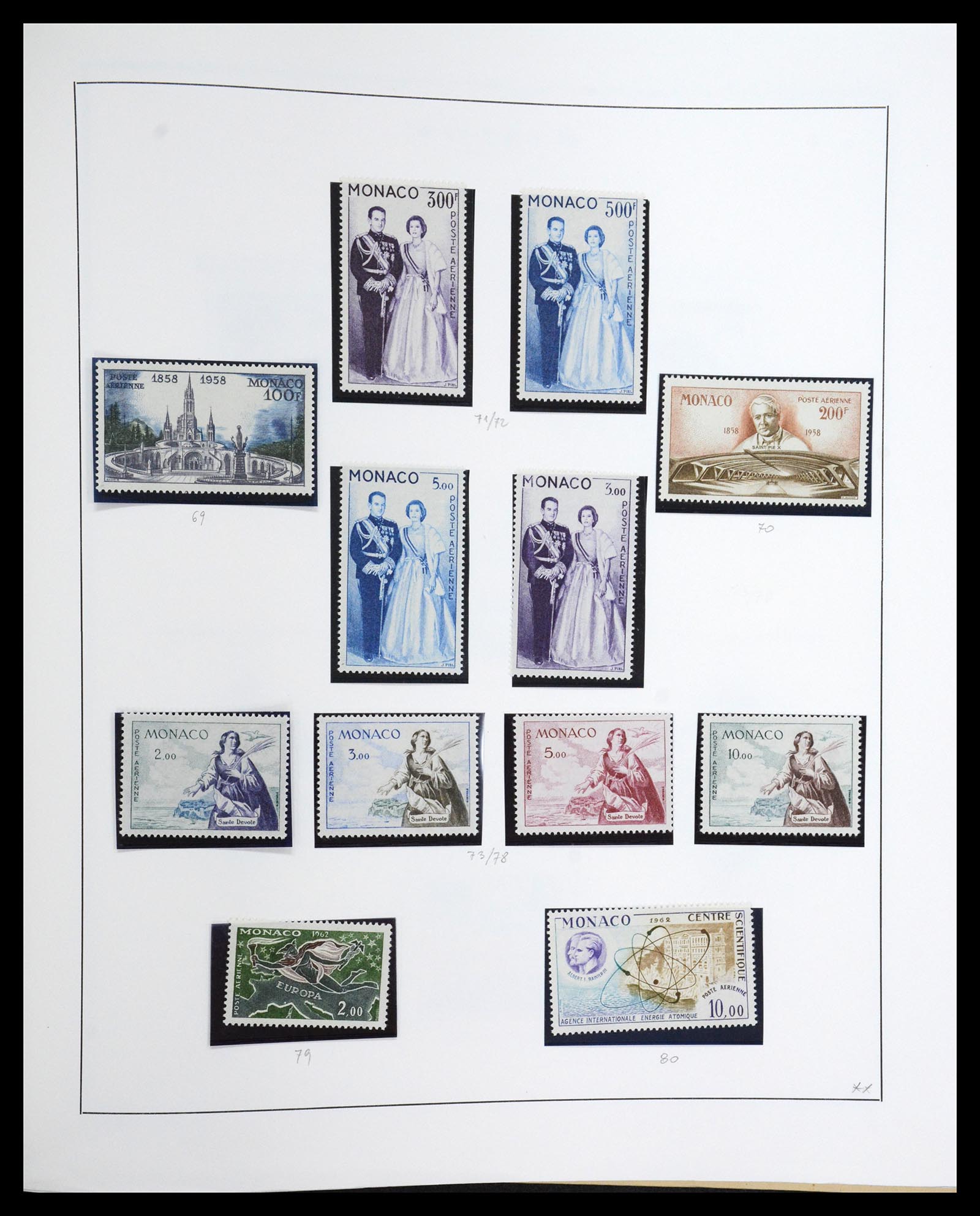 36631 092 - Postzegelverzameling 36631 Monaco 1885-1980.