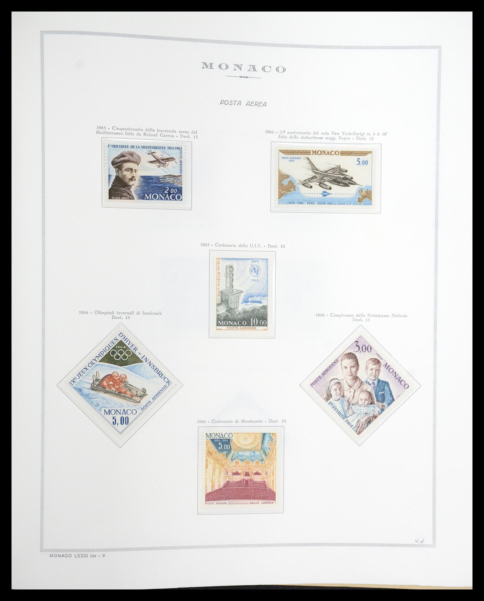 36631 093 - Postzegelverzameling 36631 Monaco 1885-1980.