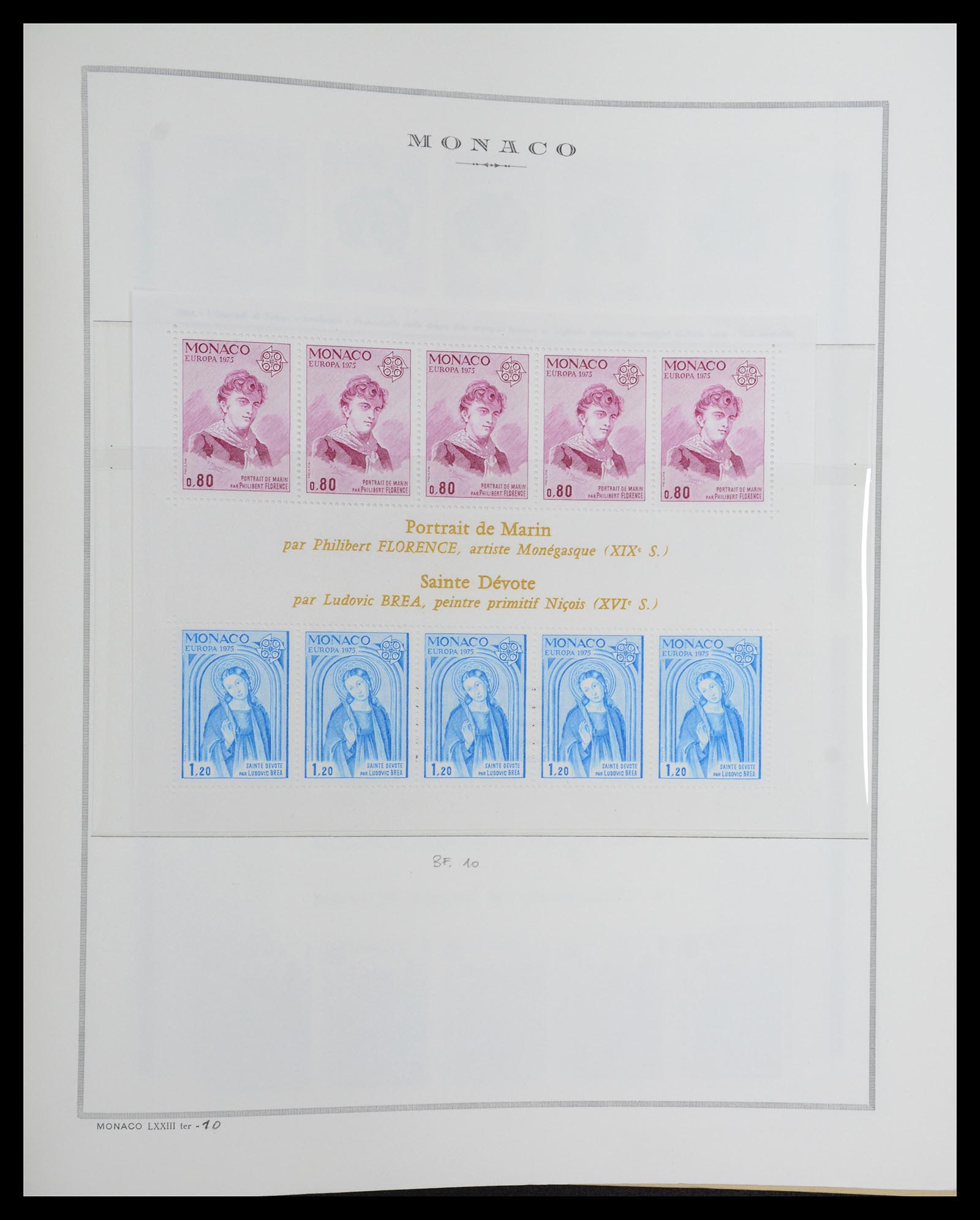 36631 099 - Postzegelverzameling 36631 Monaco 1885-1980.