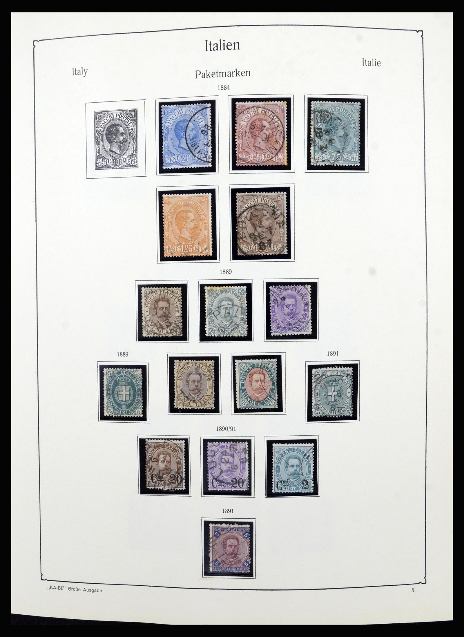 36632 005 - Postzegelverzameling 36632 Italy 1861-1977.