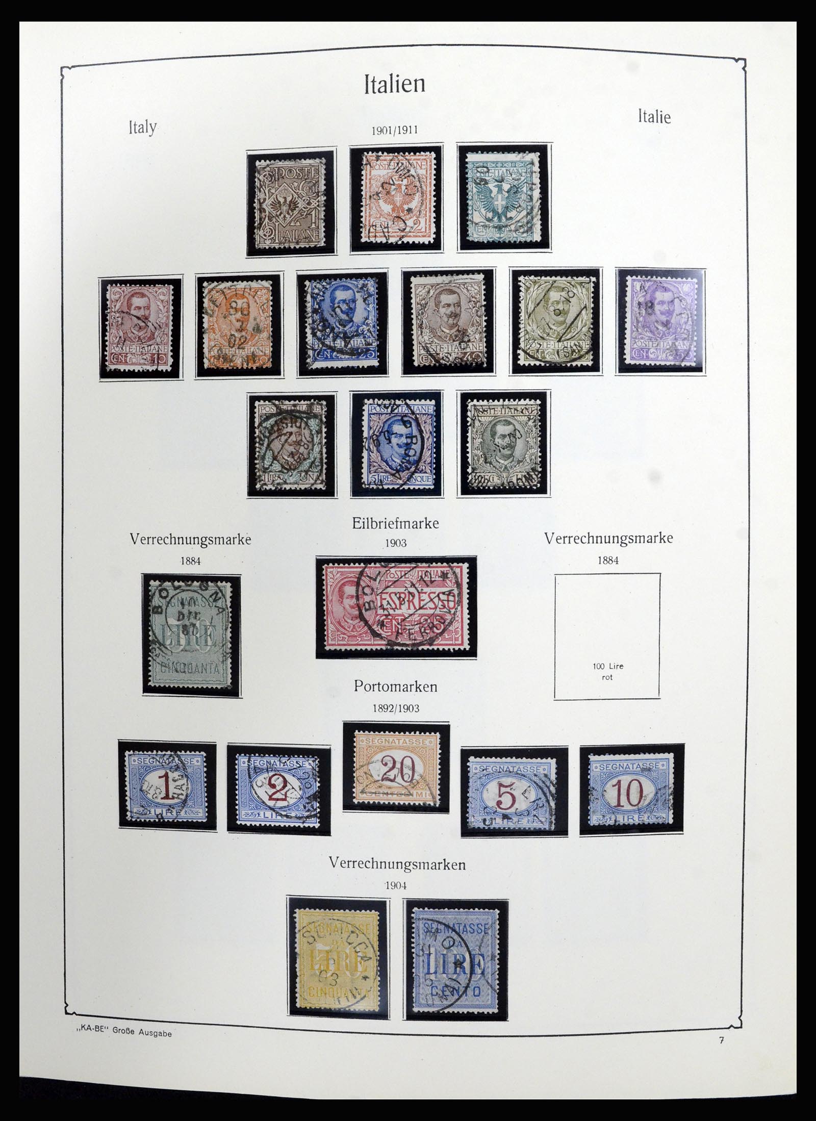 36632 007 - Postzegelverzameling 36632 Italy 1861-1977.