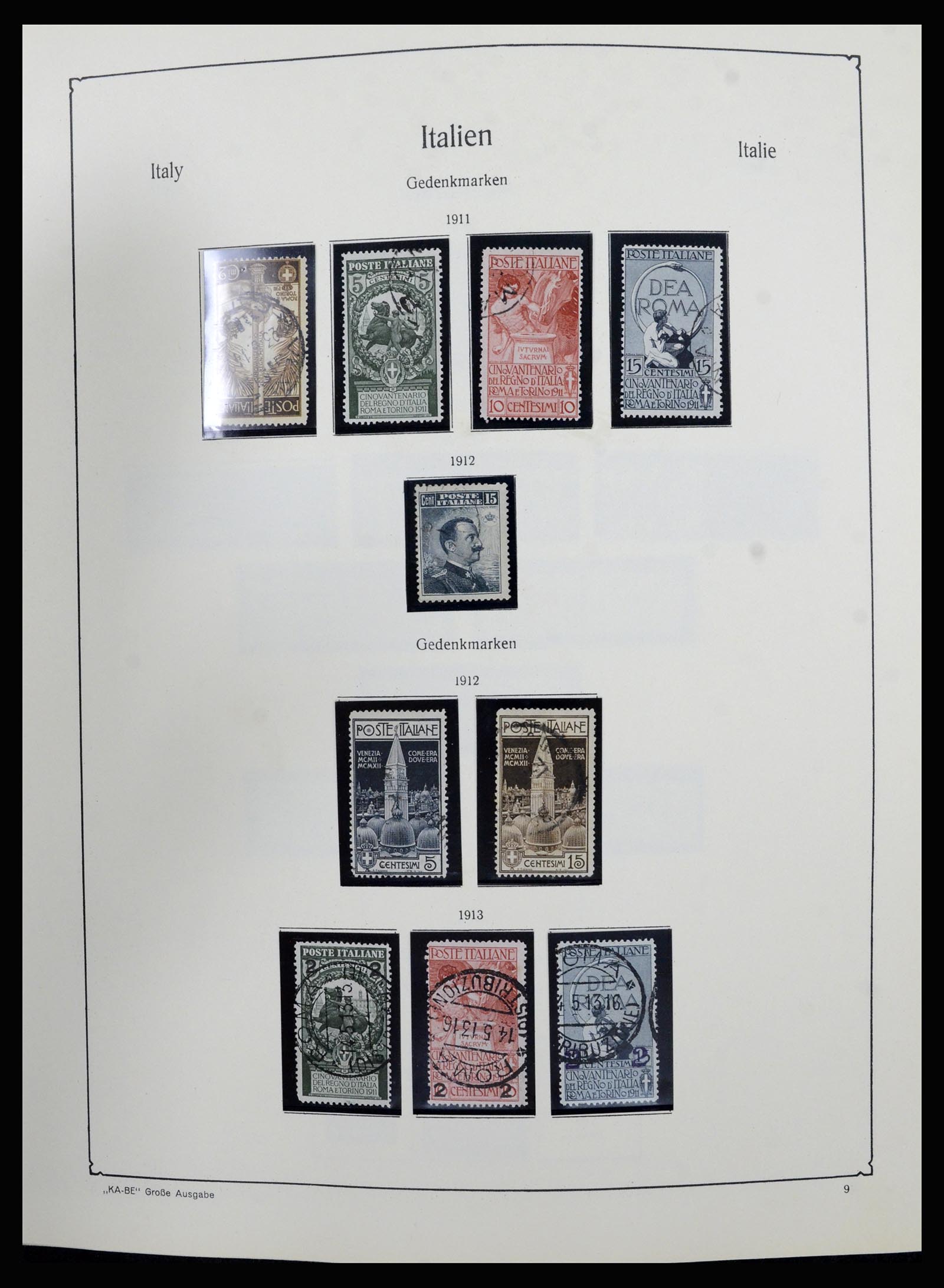 36632 009 - Postzegelverzameling 36632 Italy 1861-1977.