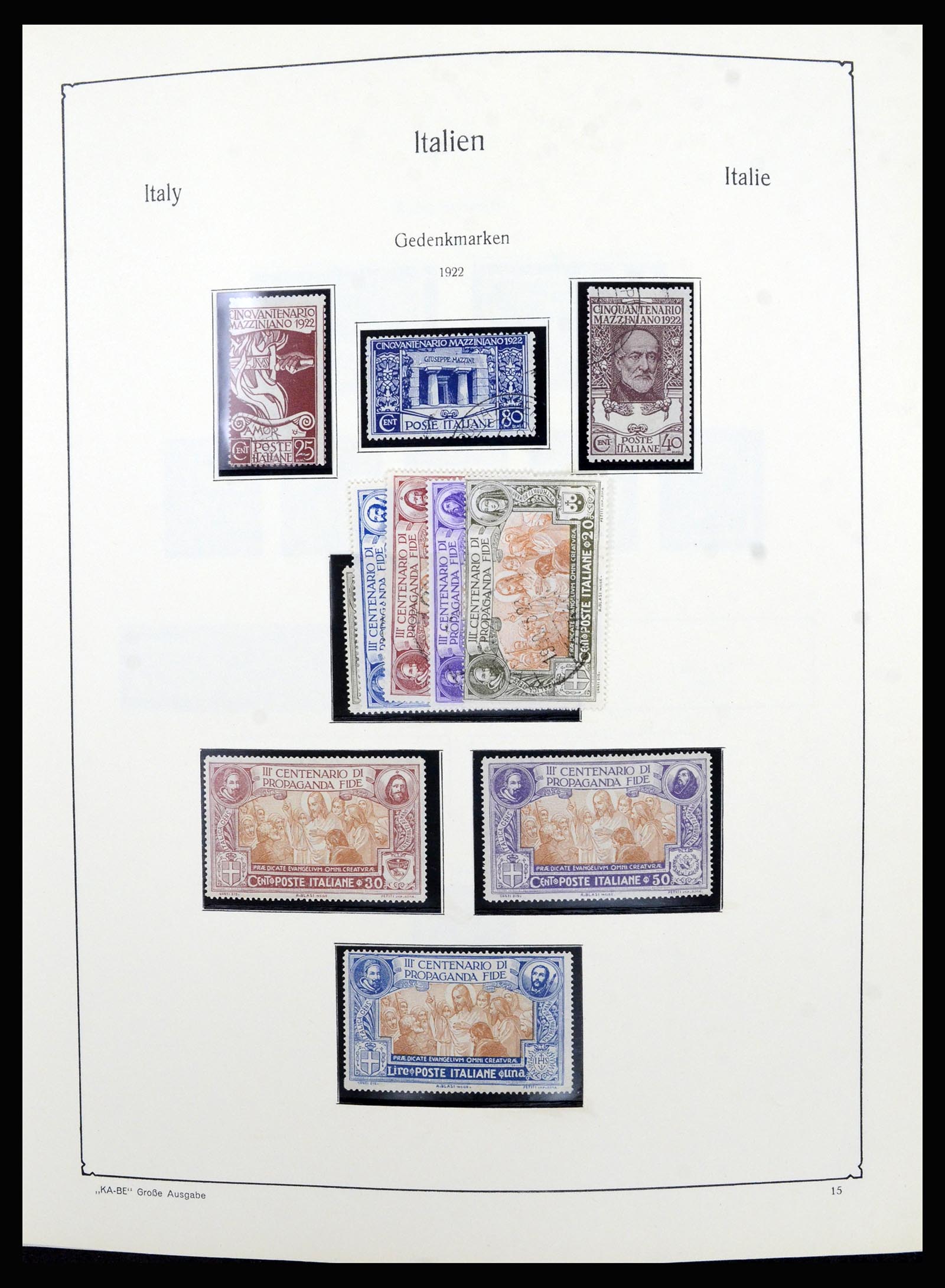 36632 015 - Postzegelverzameling 36632 Italy 1861-1977.