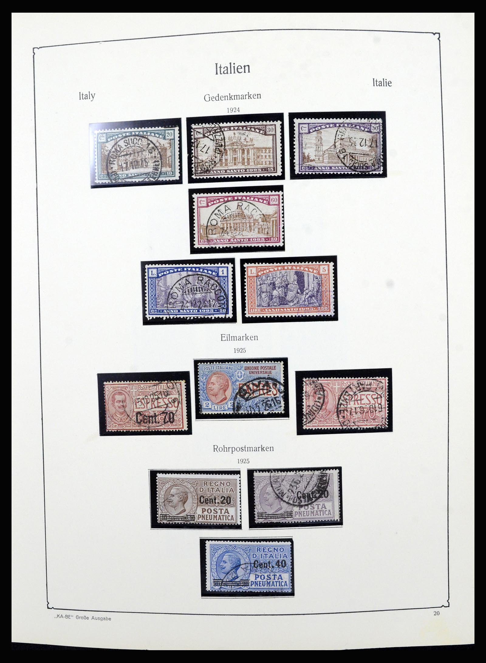 36632 020 - Postzegelverzameling 36632 Italy 1861-1977.
