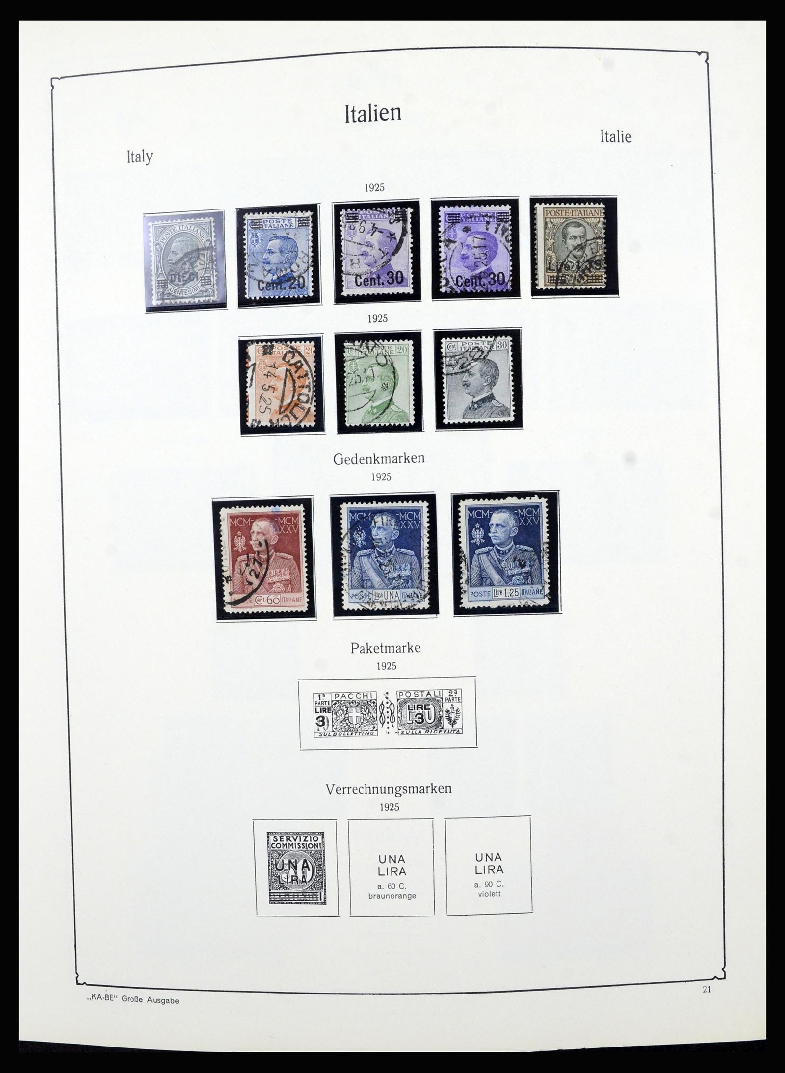 36632 021 - Postzegelverzameling 36632 Italy 1861-1977.