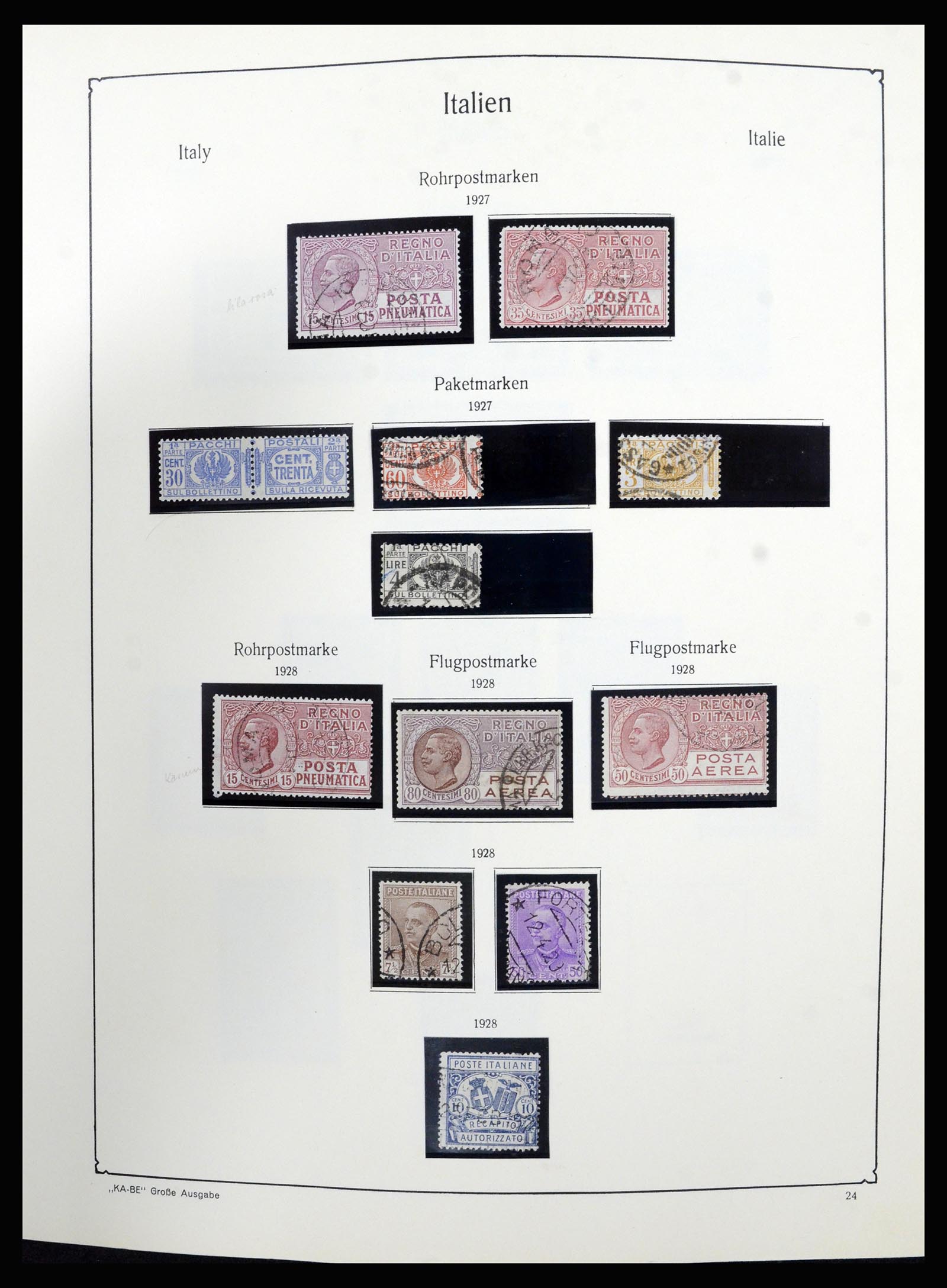36632 024 - Postzegelverzameling 36632 Italy 1861-1977.