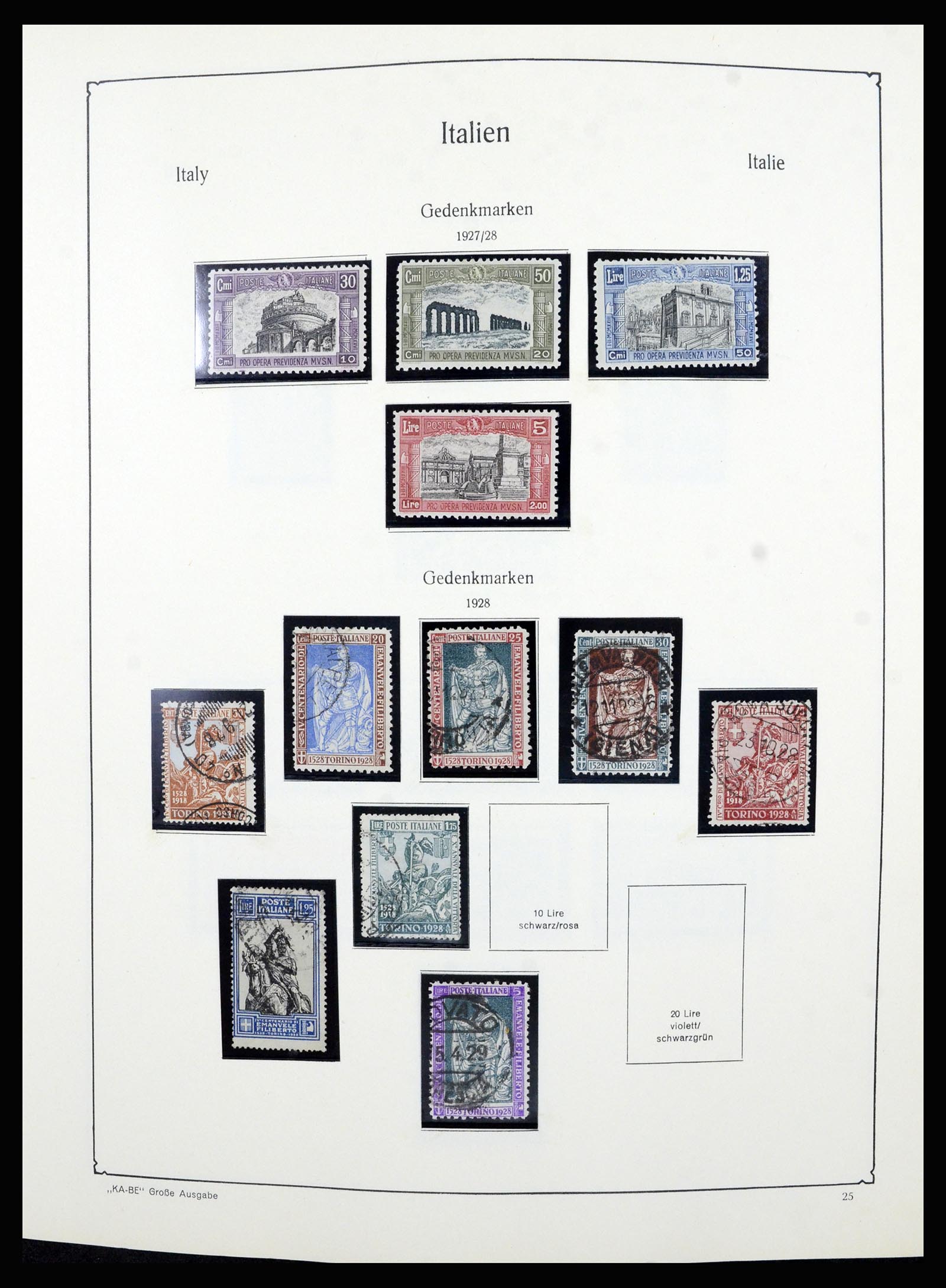 36632 025 - Postzegelverzameling 36632 Italy 1861-1977.