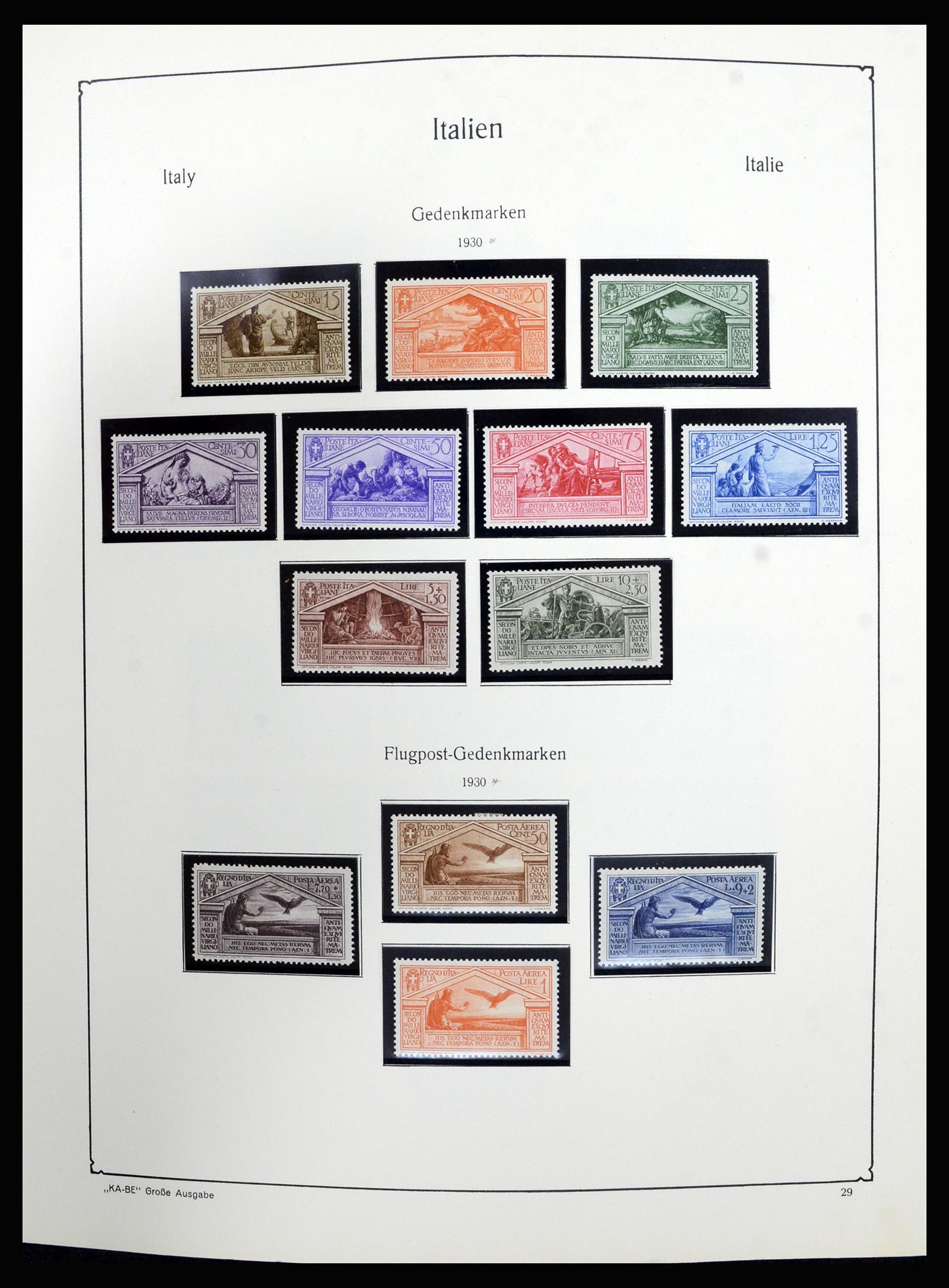 36632 029 - Postzegelverzameling 36632 Italy 1861-1977.