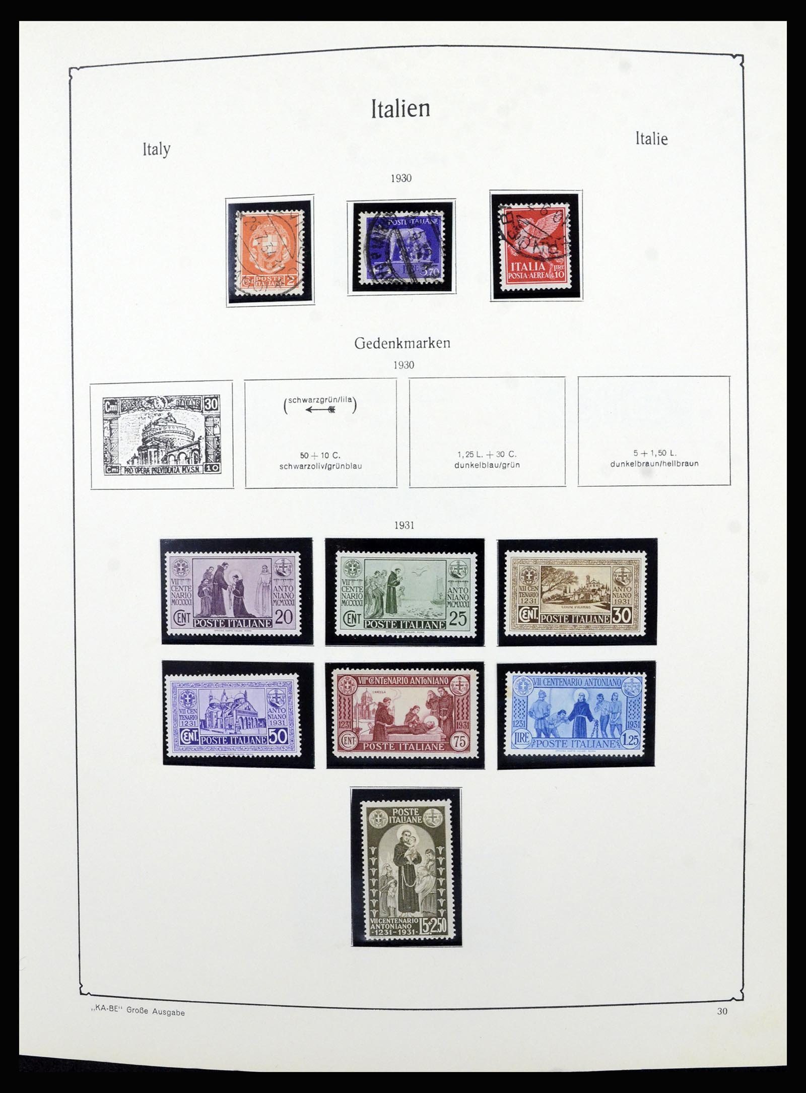 36632 030 - Postzegelverzameling 36632 Italy 1861-1977.