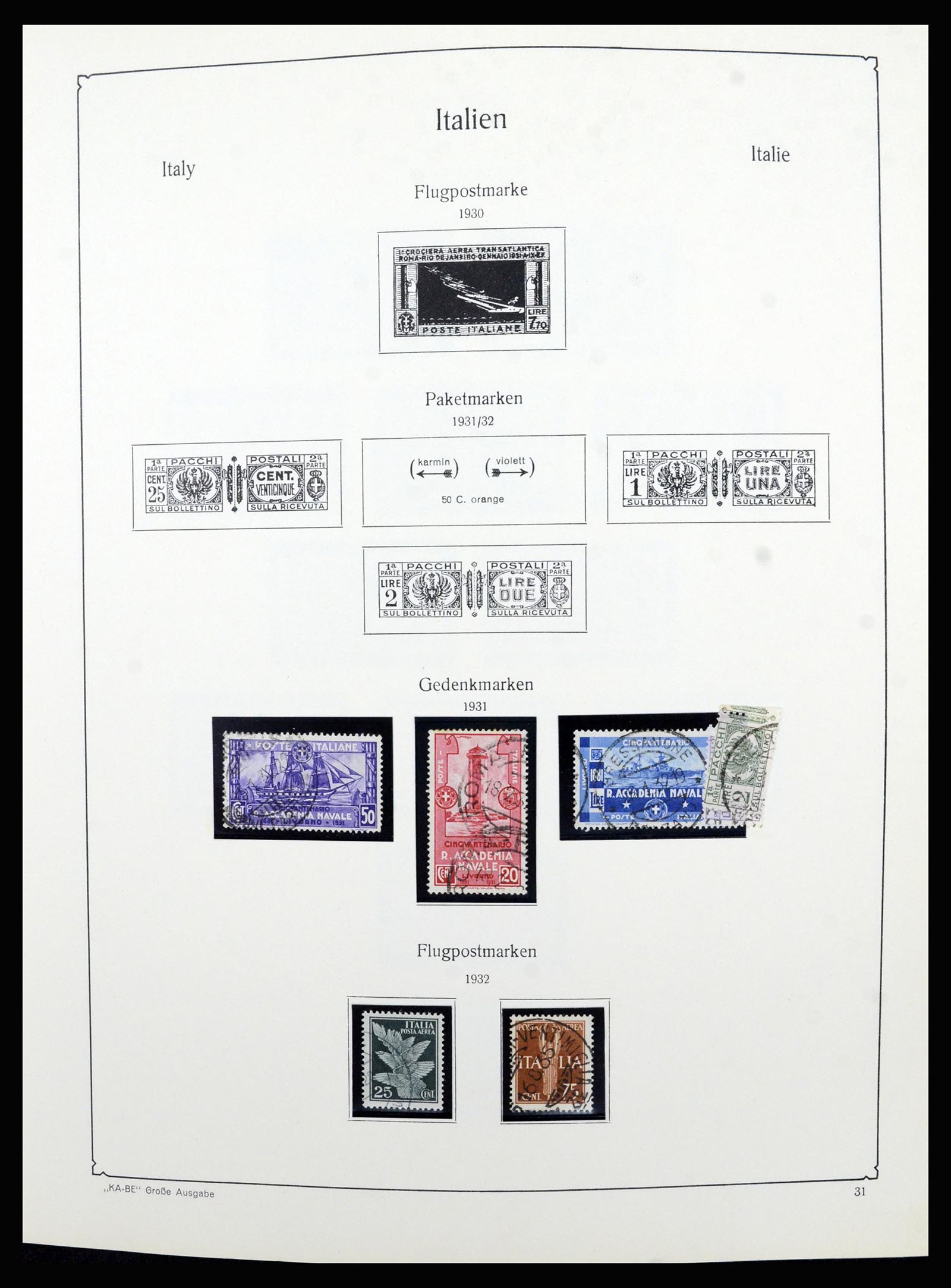 36632 031 - Postzegelverzameling 36632 Italy 1861-1977.