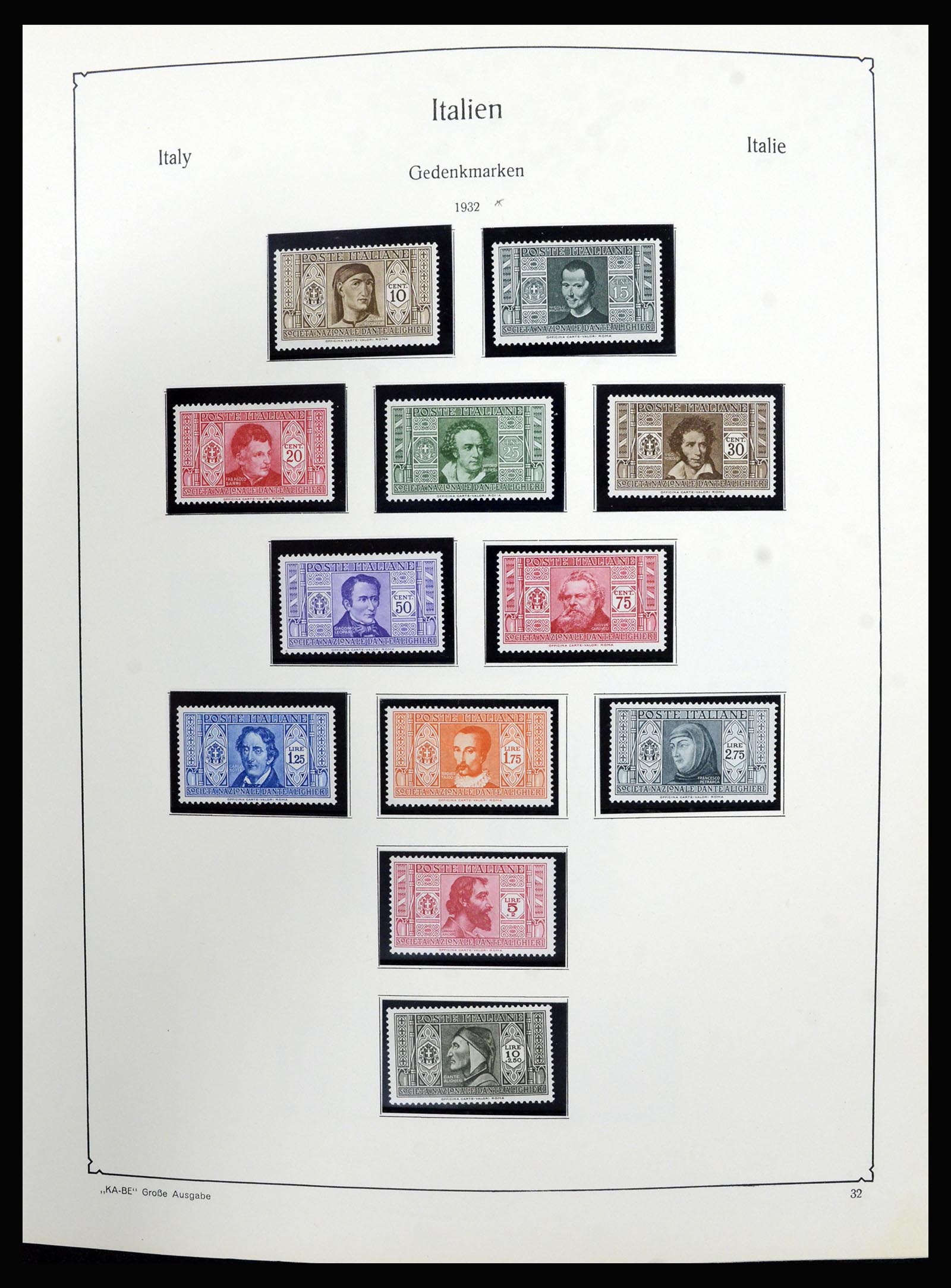 36632 032 - Postzegelverzameling 36632 Italy 1861-1977.