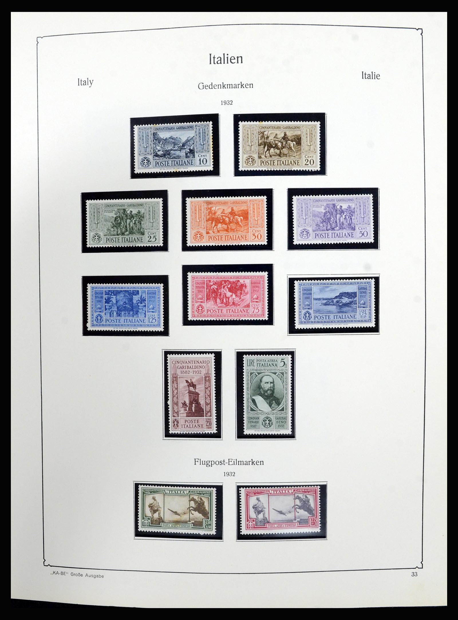 36632 033 - Postzegelverzameling 36632 Italy 1861-1977.