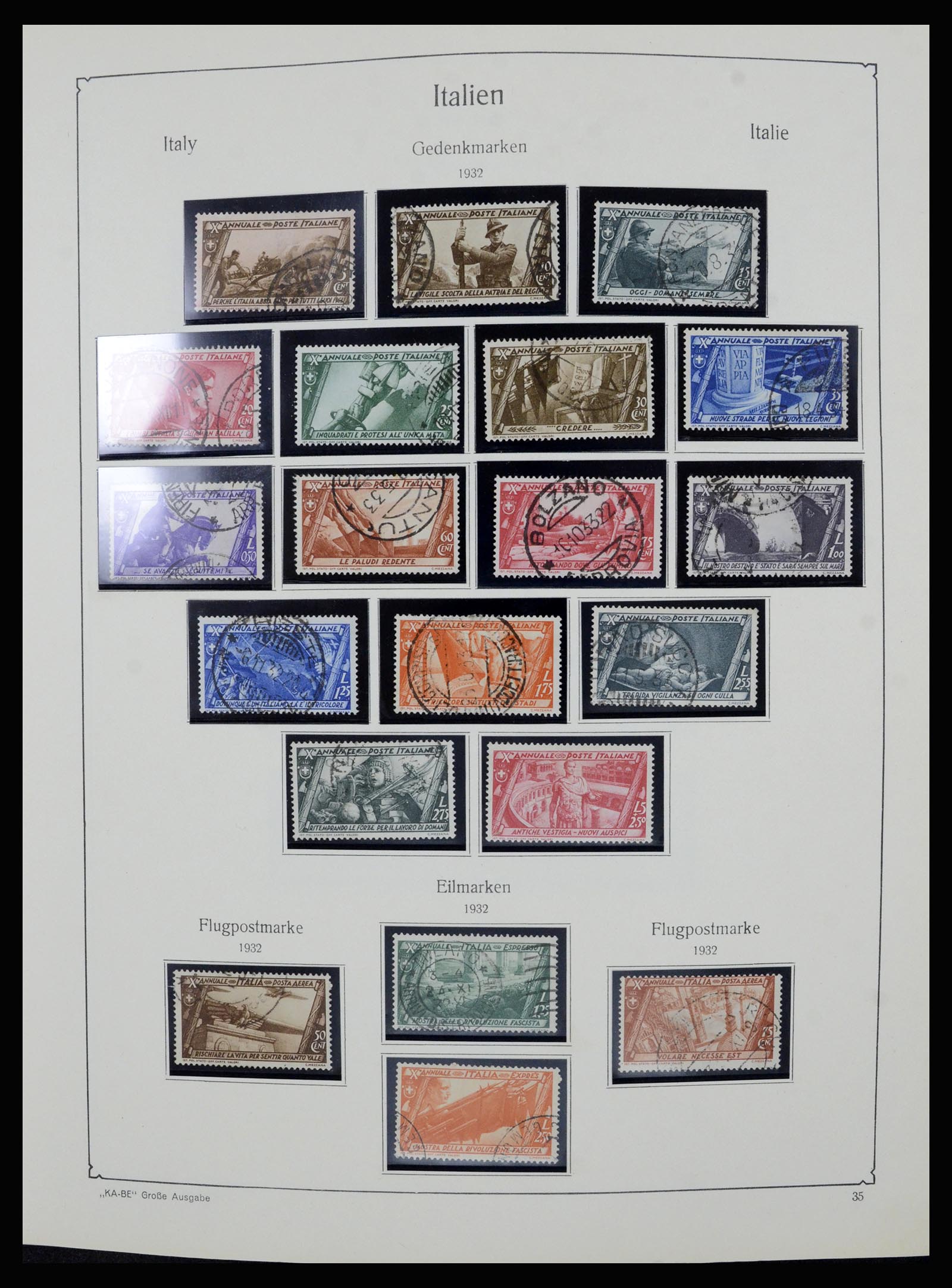 36632 035 - Postzegelverzameling 36632 Italy 1861-1977.
