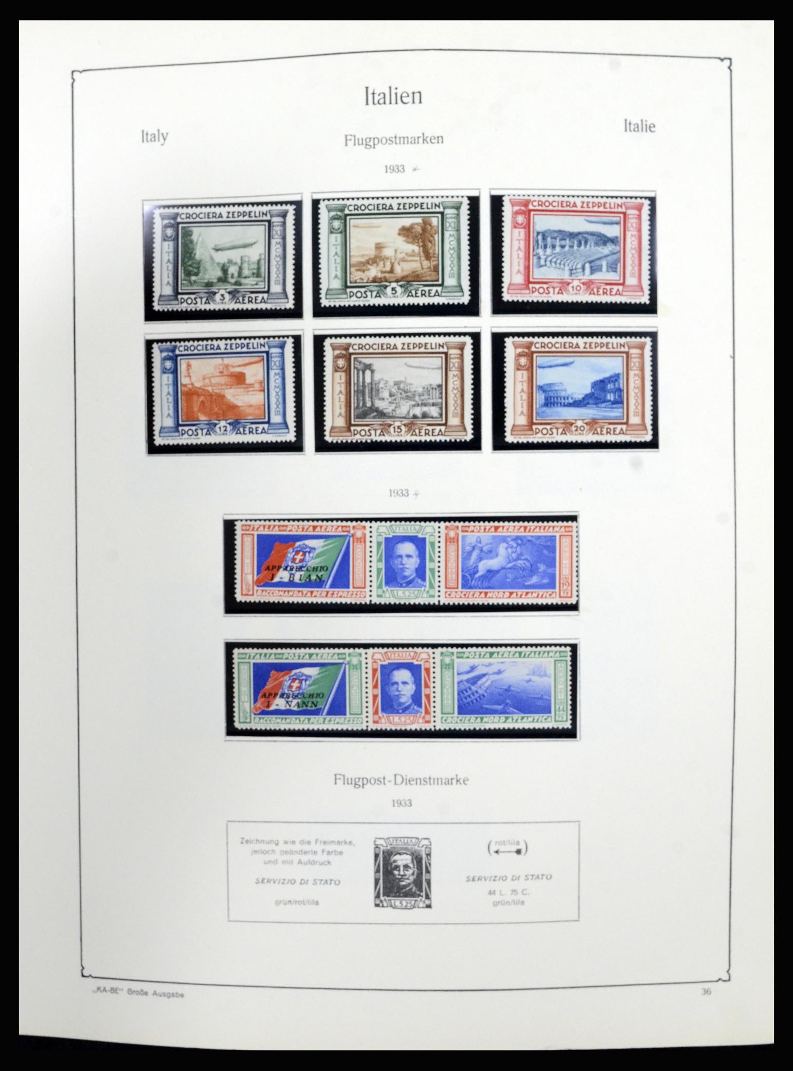 36632 036 - Postzegelverzameling 36632 Italy 1861-1977.