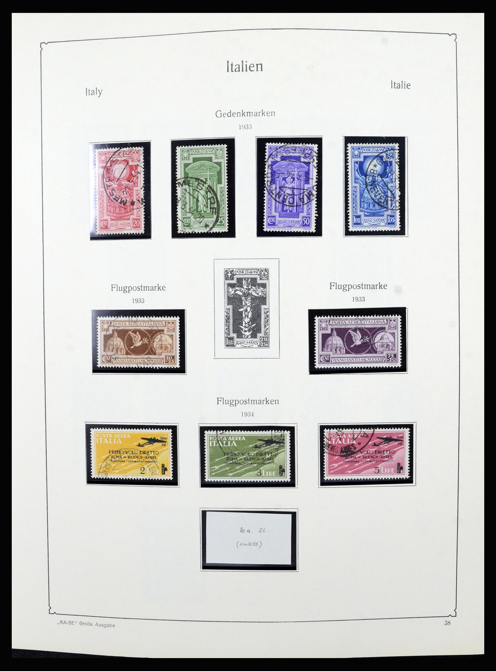 36632 038 - Postzegelverzameling 36632 Italy 1861-1977.