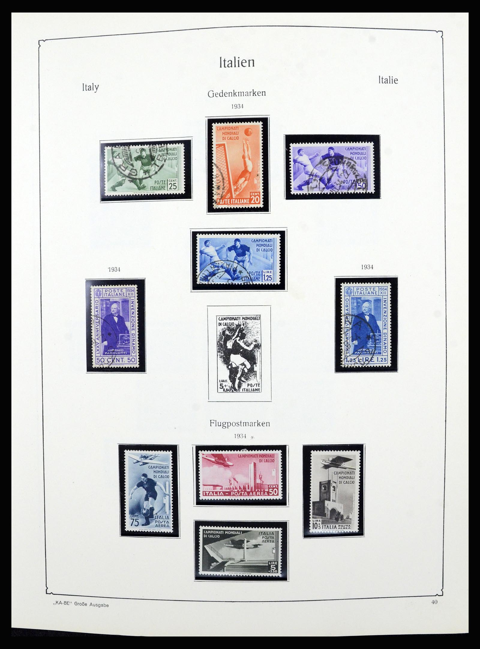 36632 040 - Postzegelverzameling 36632 Italy 1861-1977.