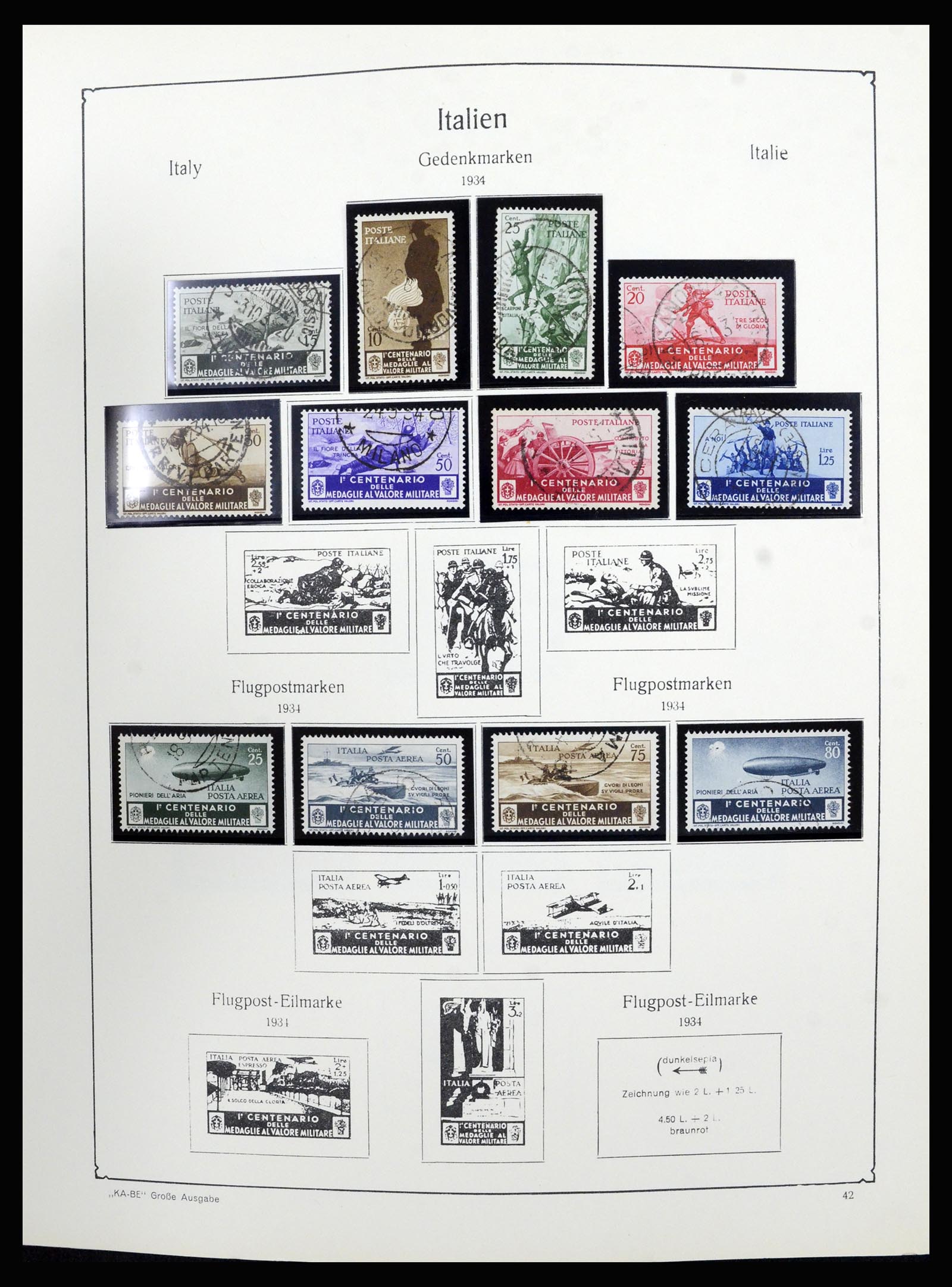 36632 042 - Postzegelverzameling 36632 Italy 1861-1977.