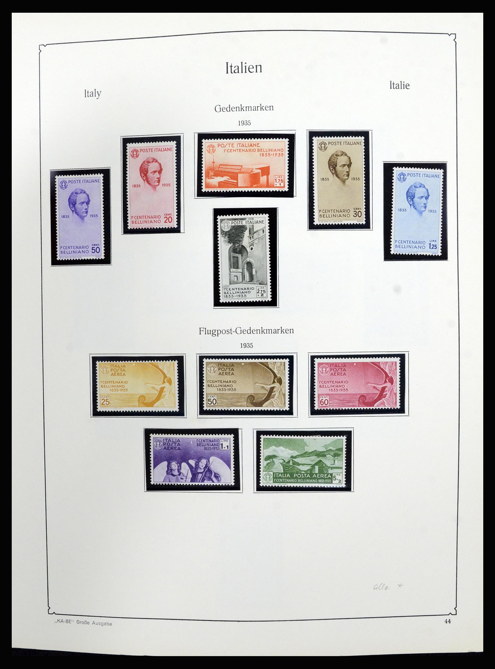 36632 044 - Postzegelverzameling 36632 Italy 1861-1977.