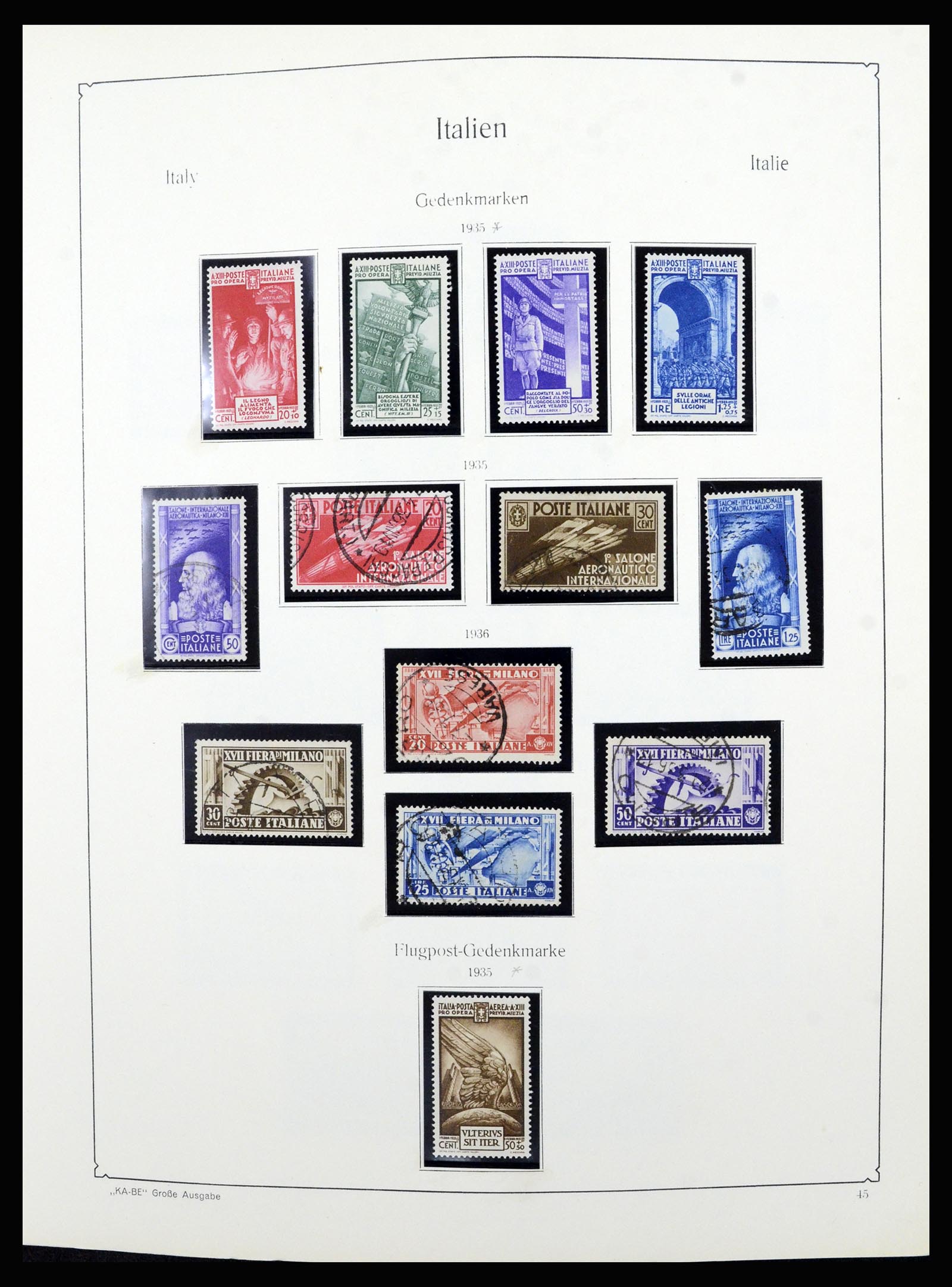 36632 045 - Postzegelverzameling 36632 Italy 1861-1977.