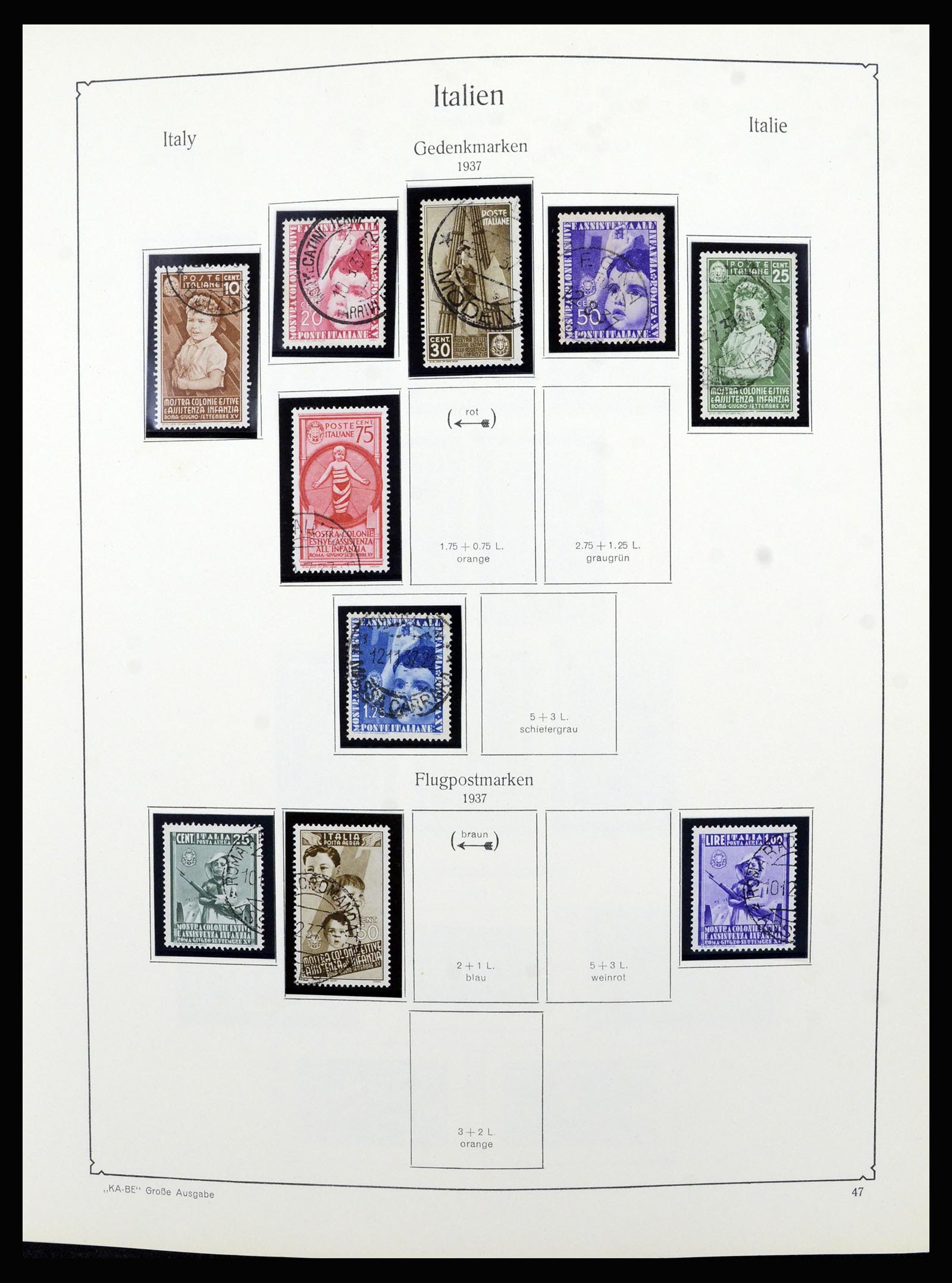 36632 047 - Postzegelverzameling 36632 Italy 1861-1977.