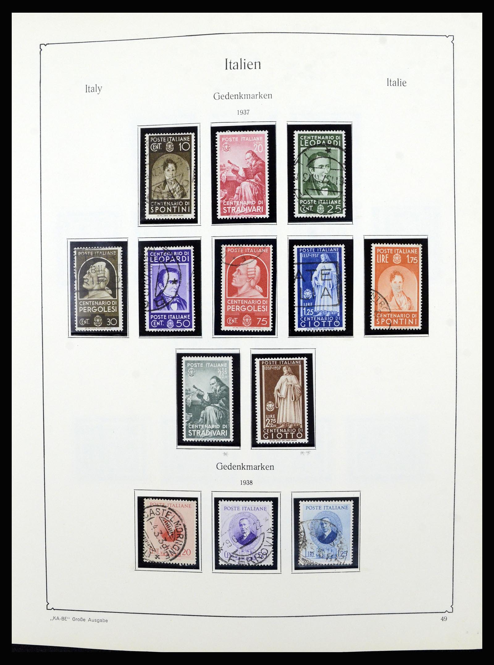 36632 049 - Postzegelverzameling 36632 Italy 1861-1977.