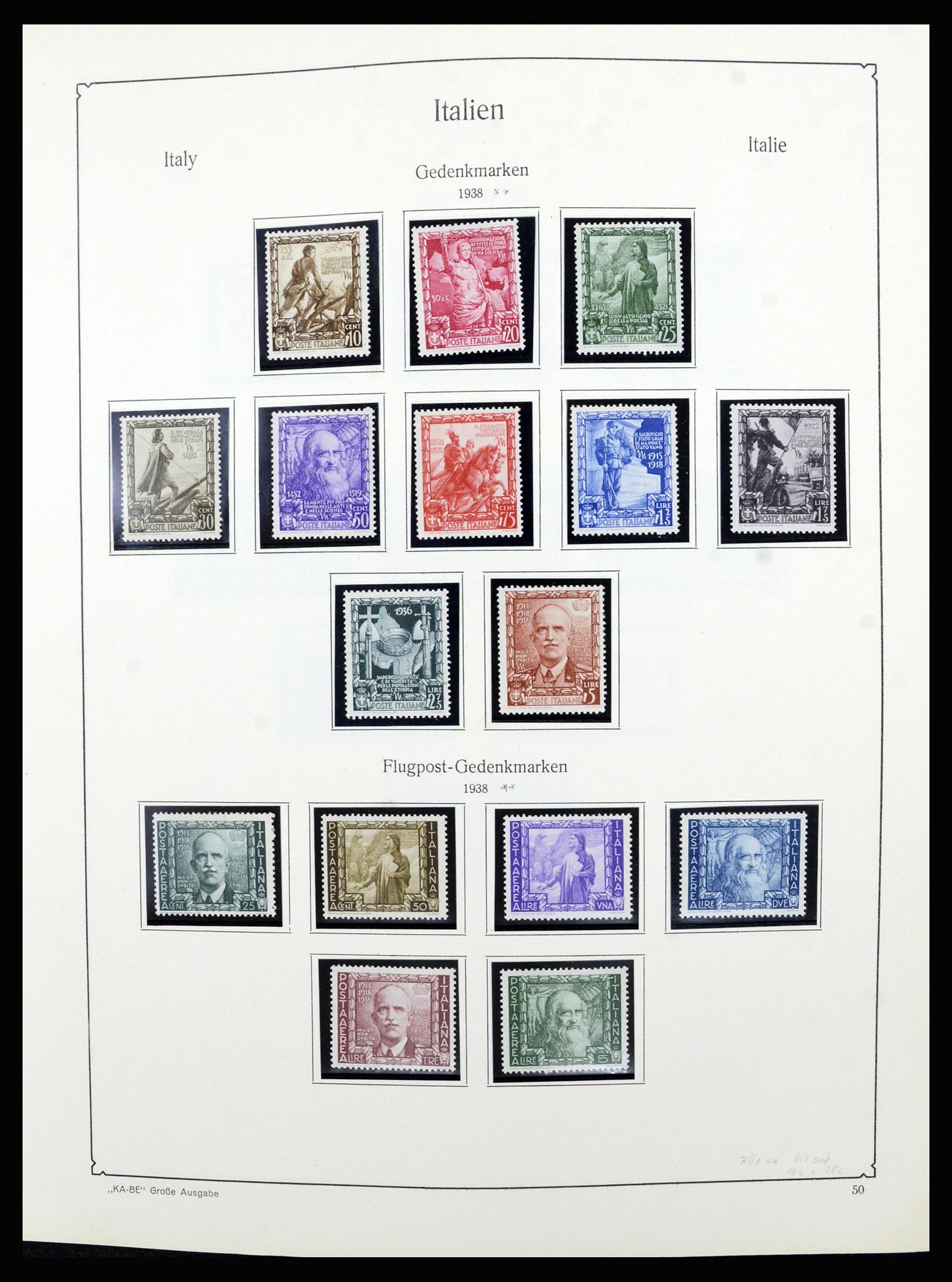36632 050 - Postzegelverzameling 36632 Italy 1861-1977.