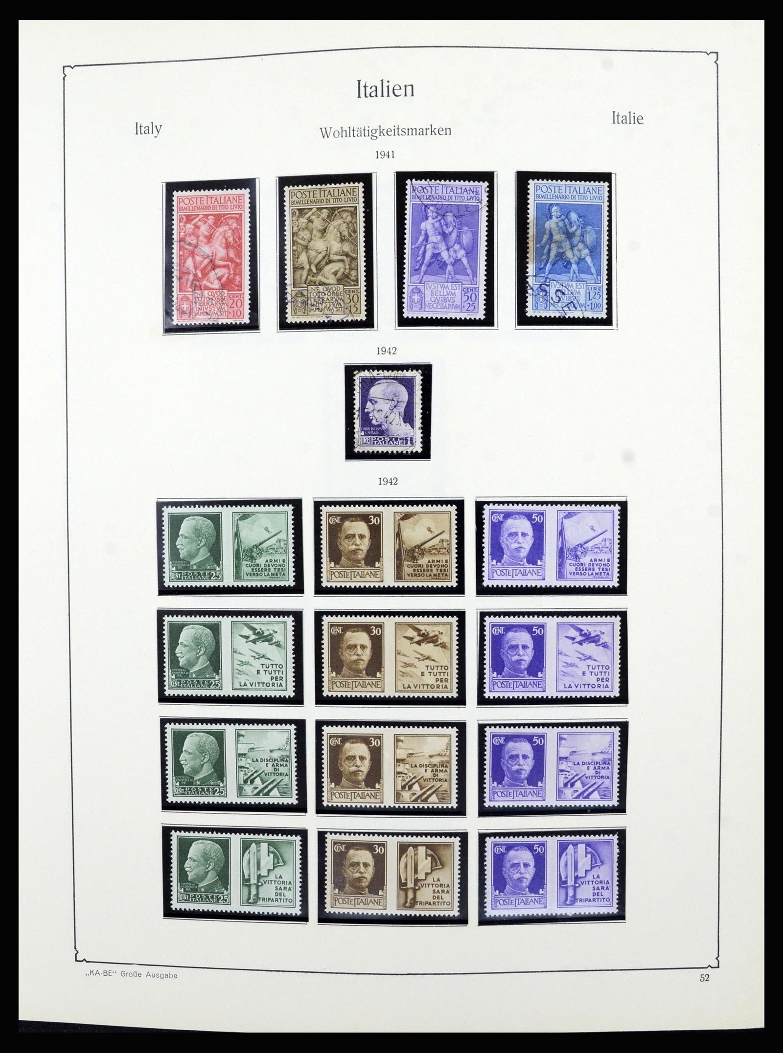 36632 052 - Postzegelverzameling 36632 Italy 1861-1977.