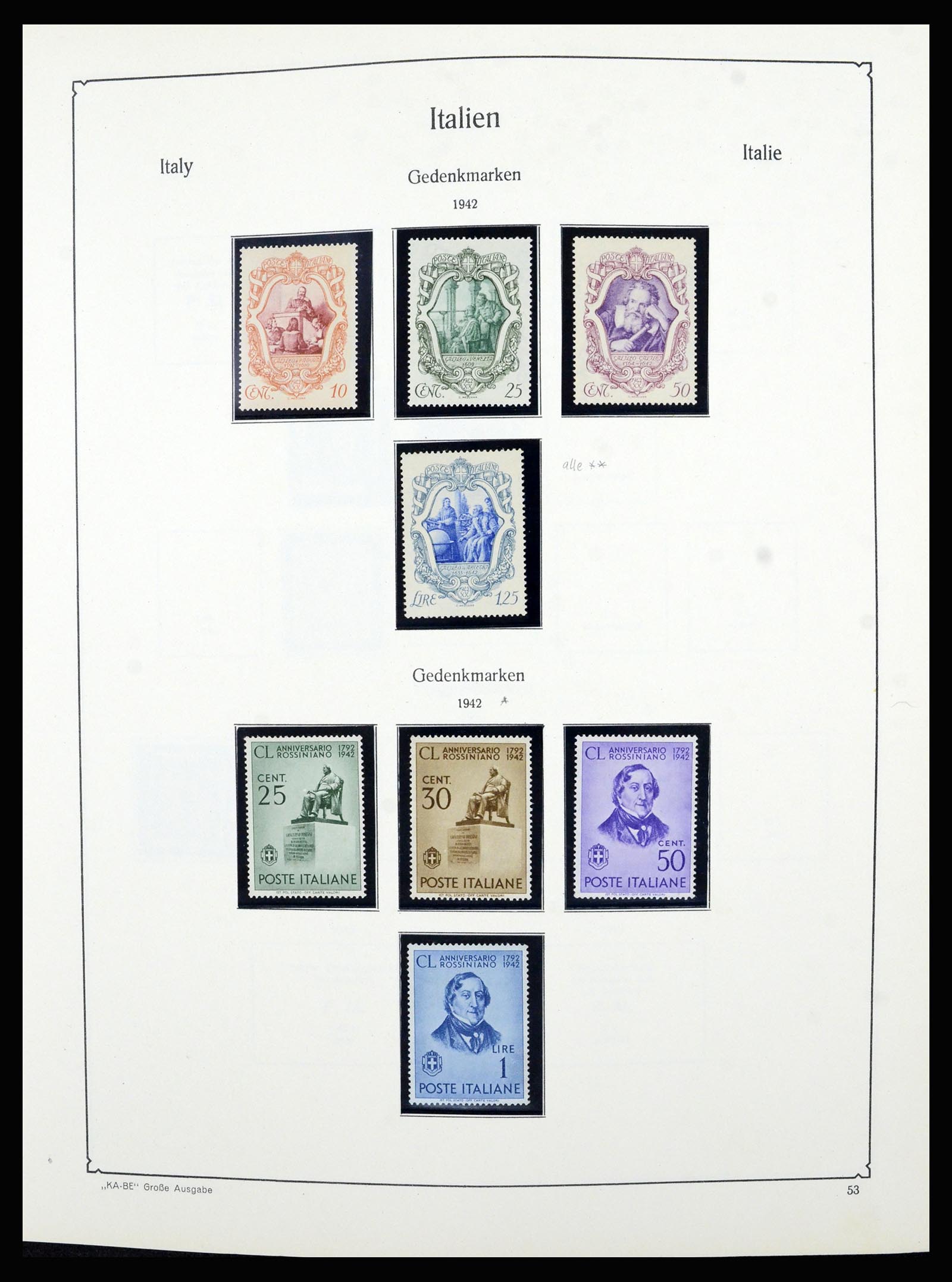 36632 053 - Postzegelverzameling 36632 Italy 1861-1977.