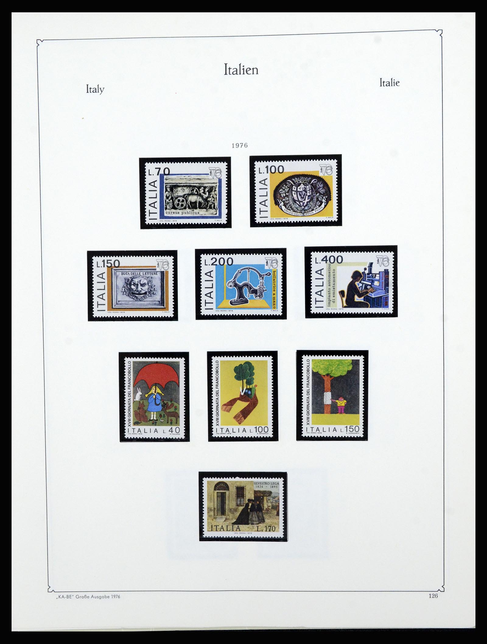 36632 148 - Postzegelverzameling 36632 Italy 1861-1977.