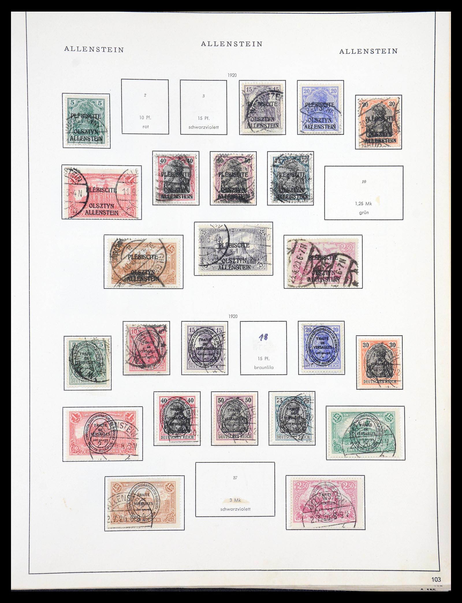 36633 001 - Stamp collection 36633 Saar 1920-1959.