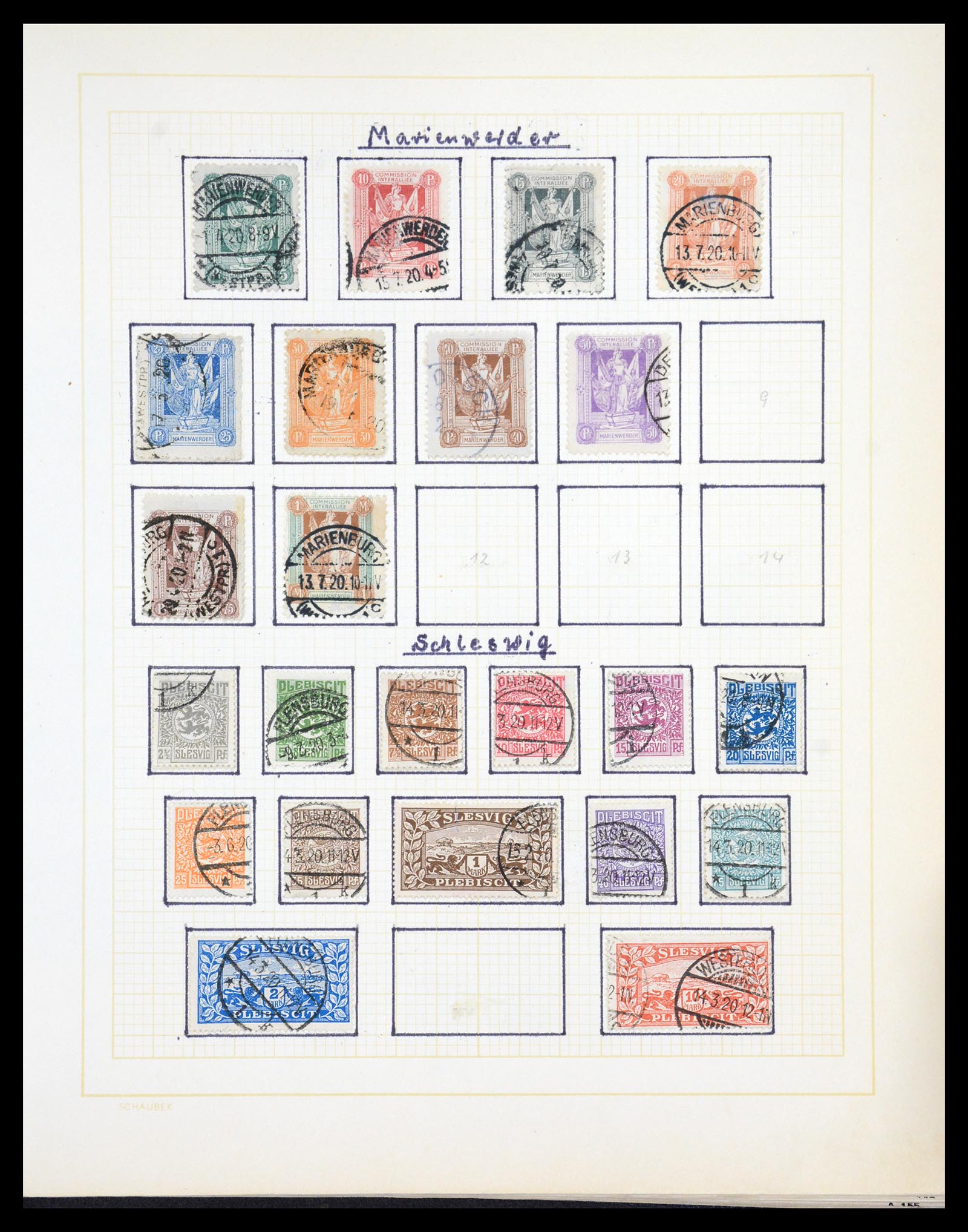 36633 002 - Stamp collection 36633 Saar 1920-1959.