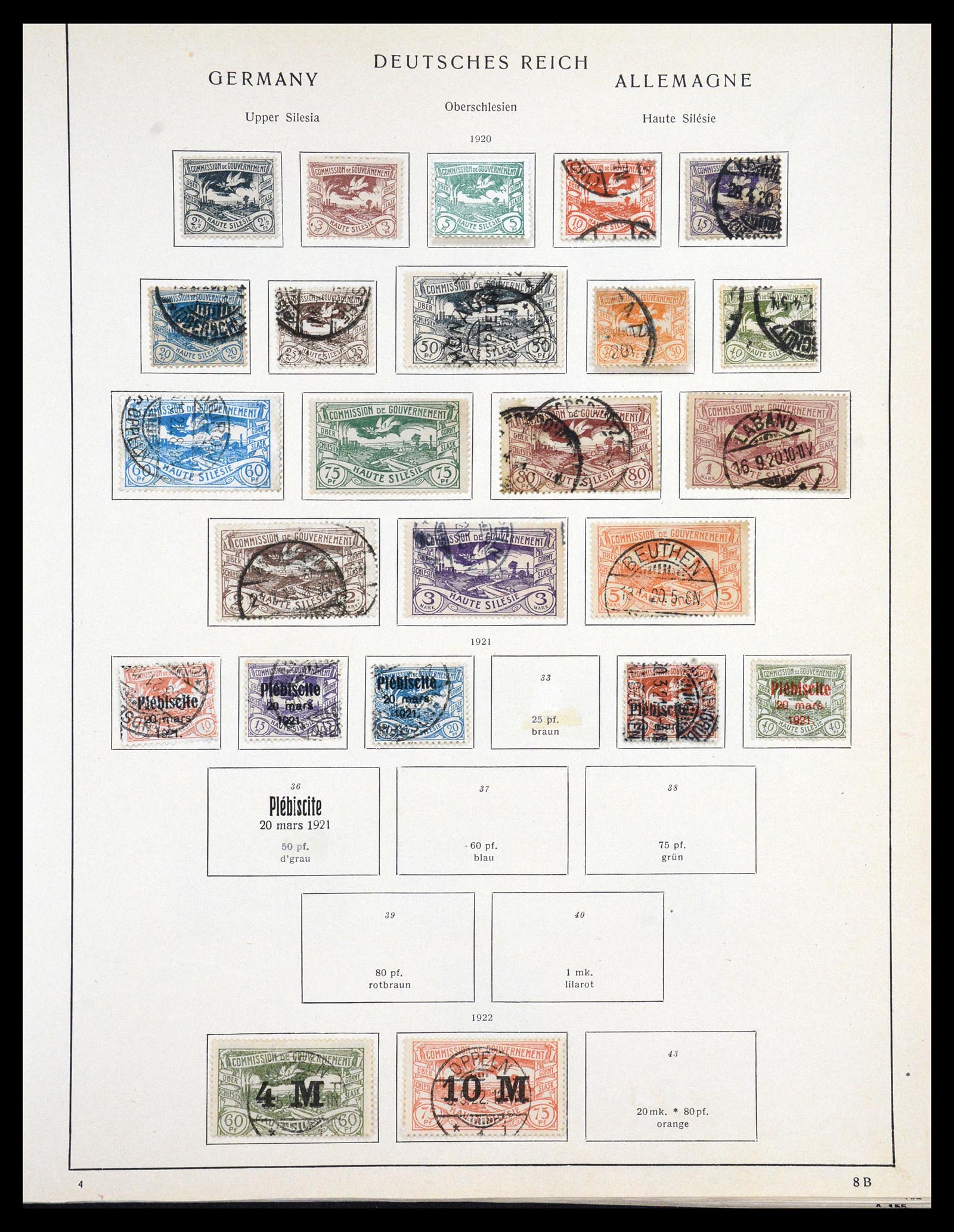 36633 005 - Stamp collection 36633 Saar 1920-1959.