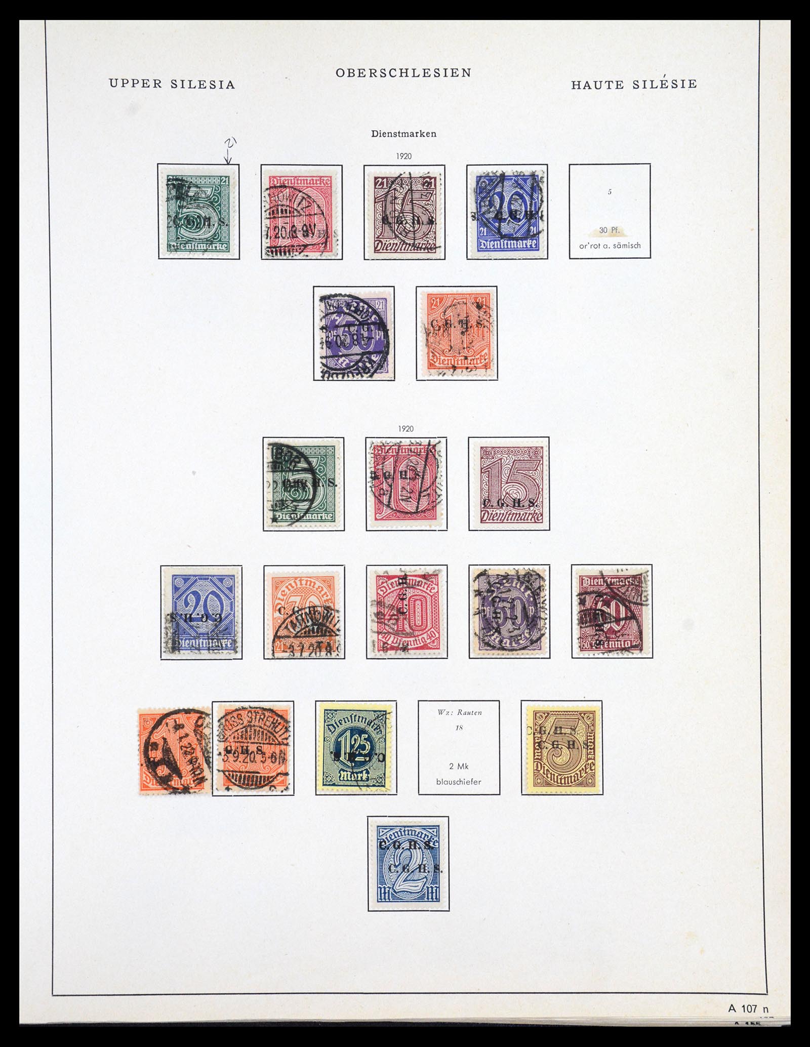 36633 006 - Postzegelverzameling 36633 Saar 1920-1959.