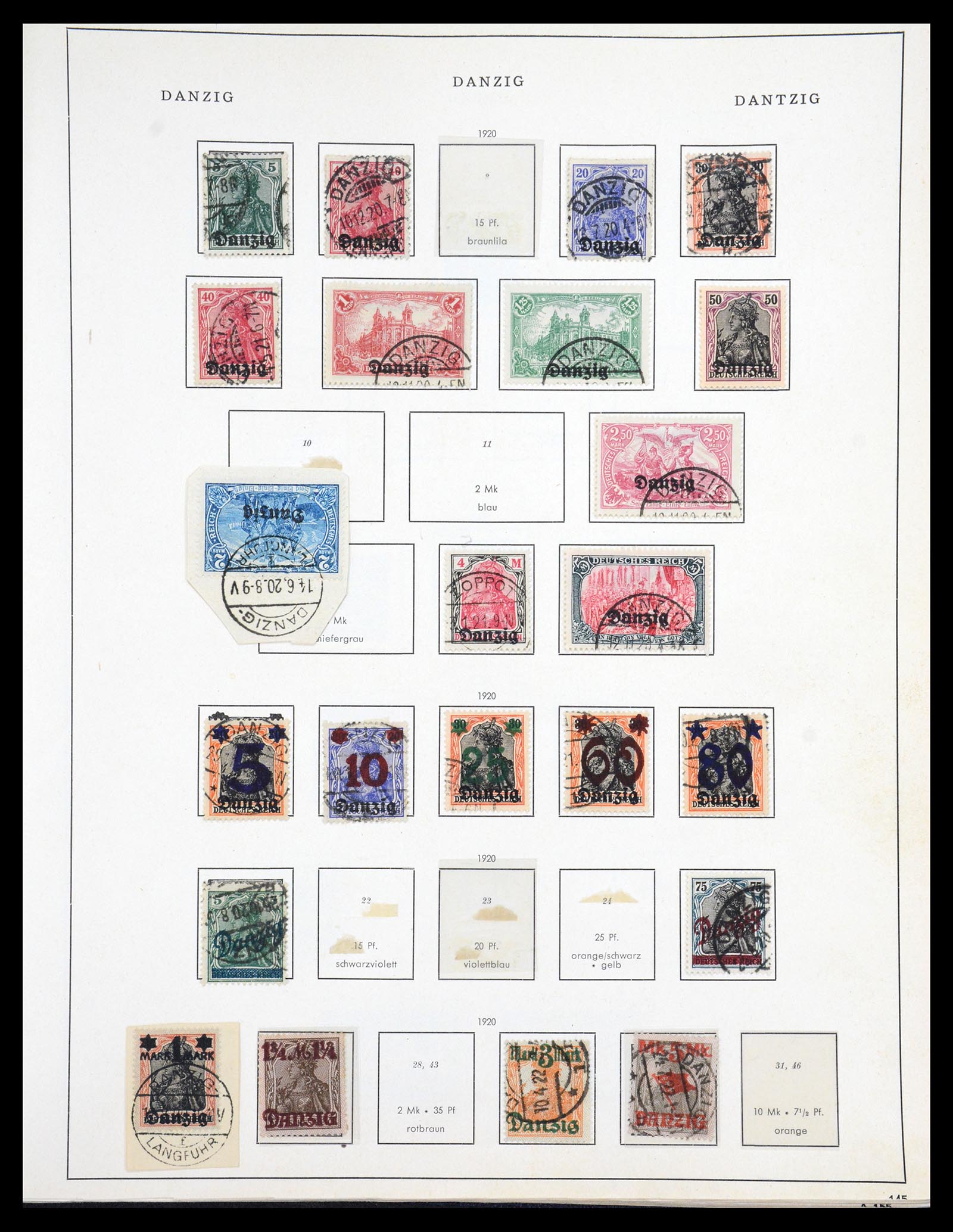 36633 007 - Postzegelverzameling 36633 Saar 1920-1959.