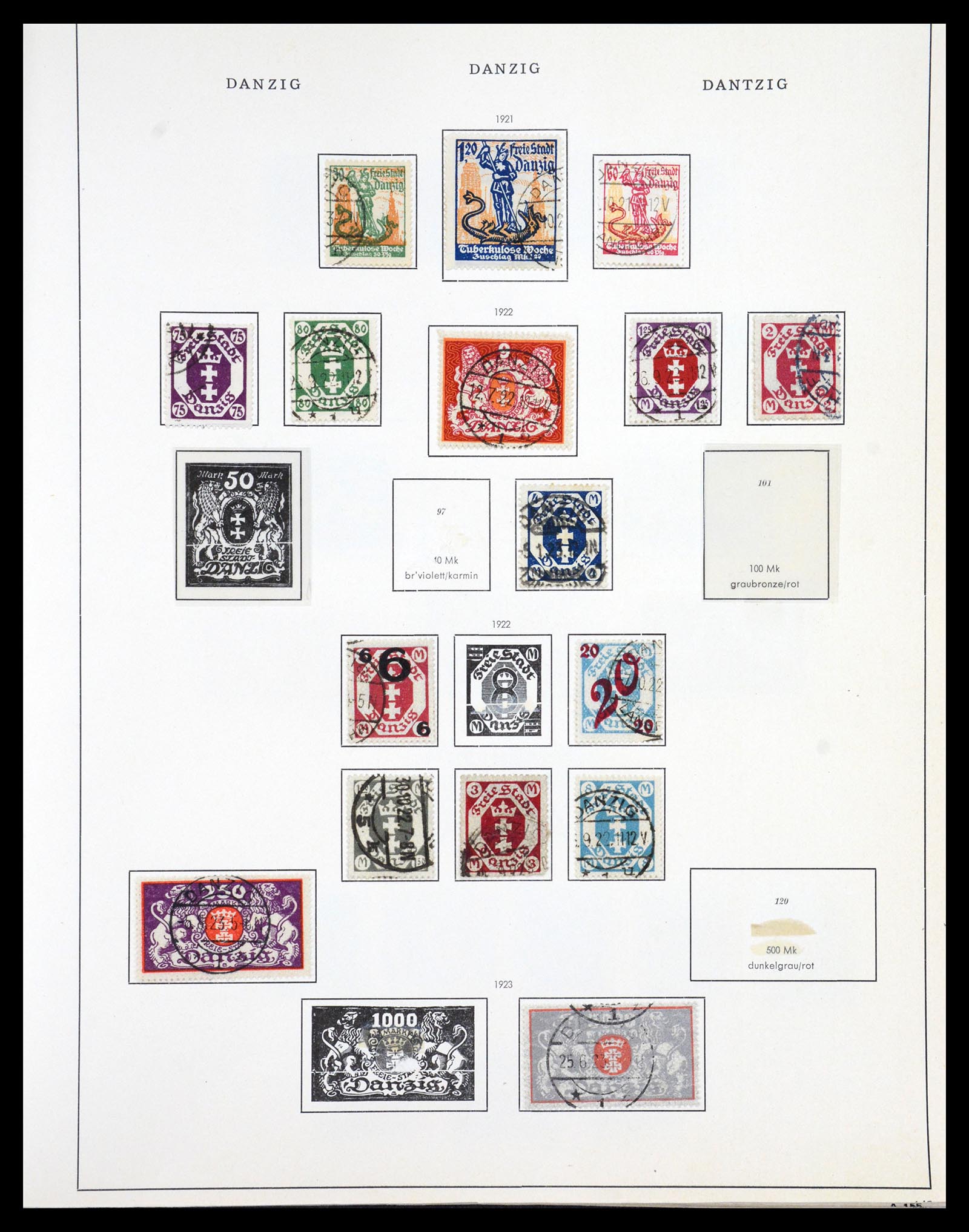 36633 010 - Postzegelverzameling 36633 Saar 1920-1959.