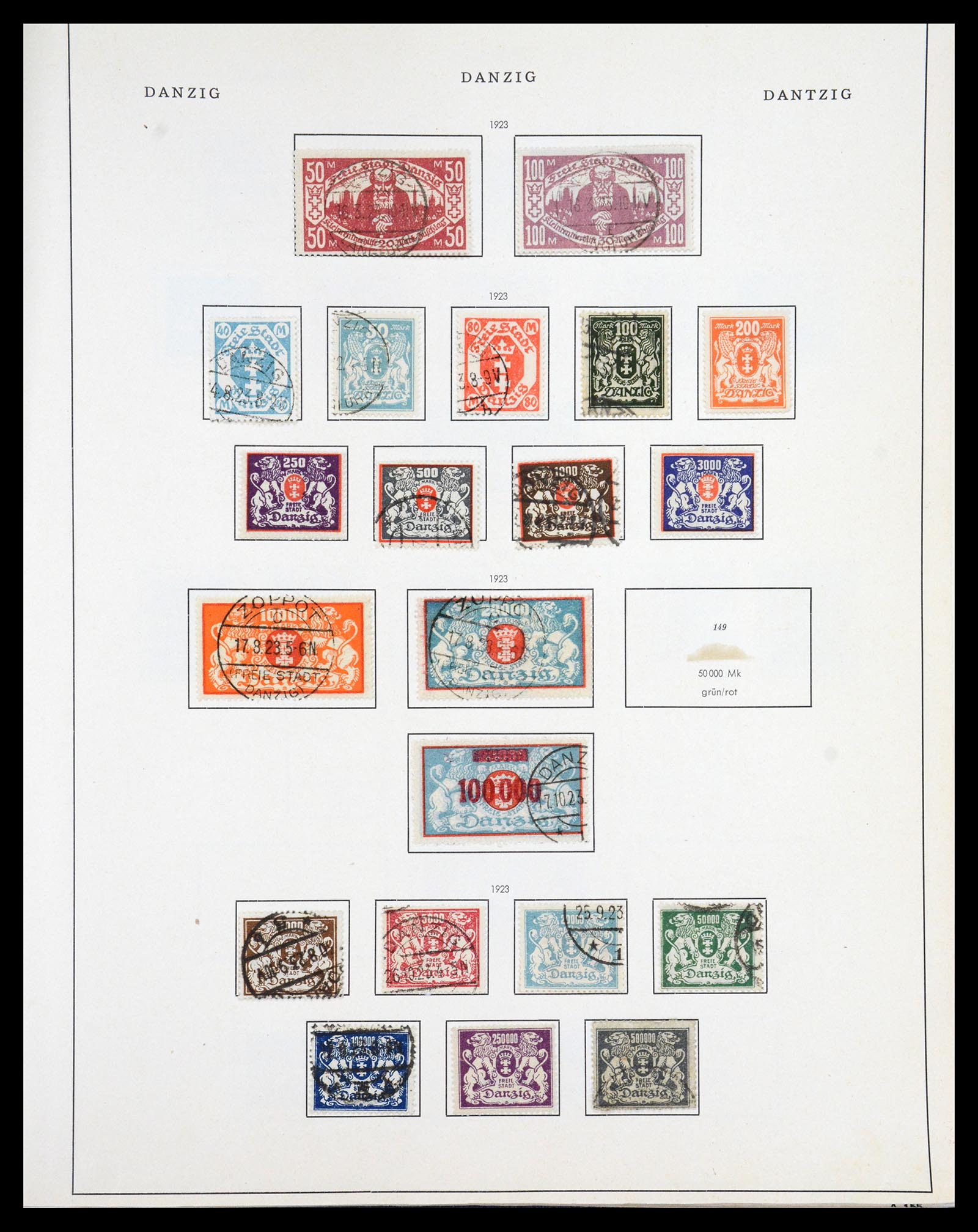 36633 012 - Stamp collection 36633 Saar 1920-1959.
