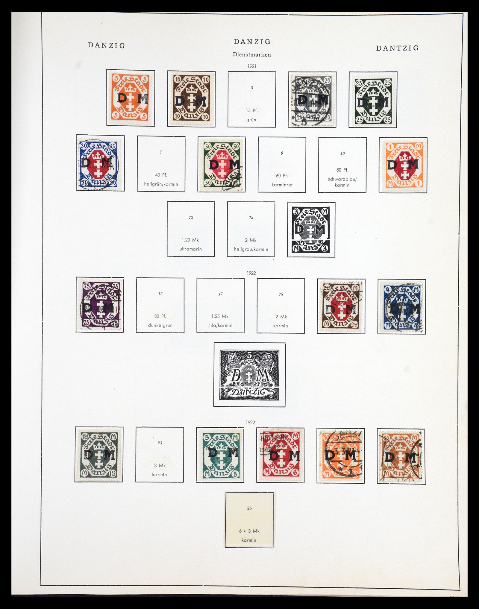 36633 020 - Stamp collection 36633 Saar 1920-1959.