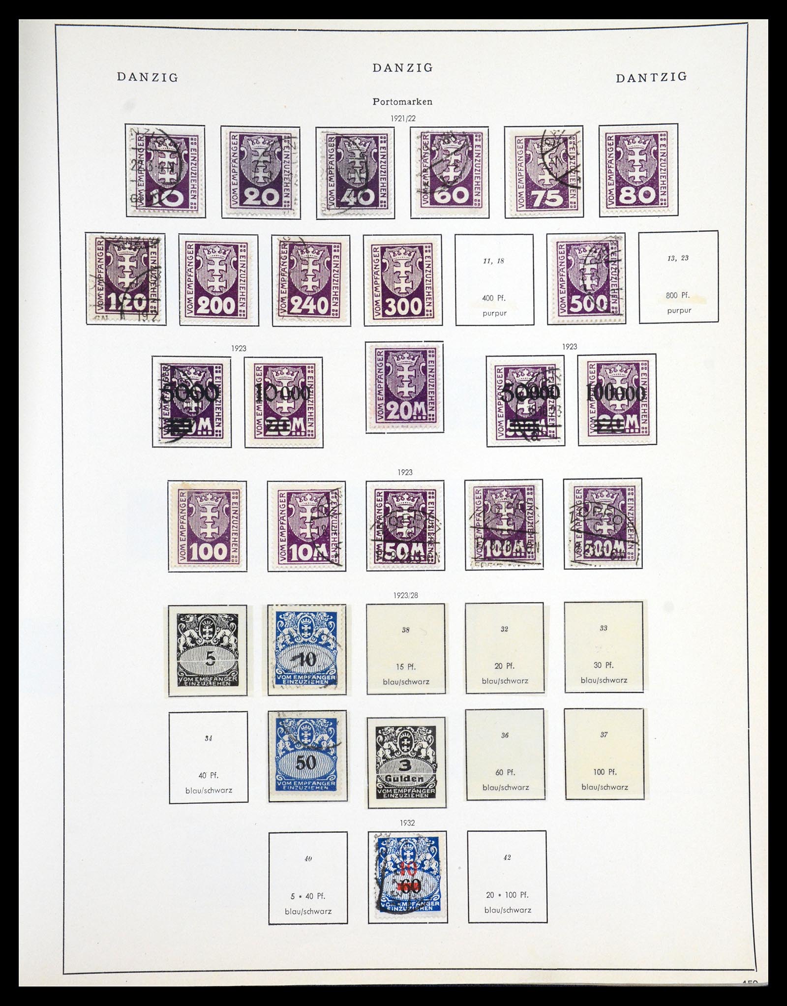 36633 022 - Stamp collection 36633 Saar 1920-1959.